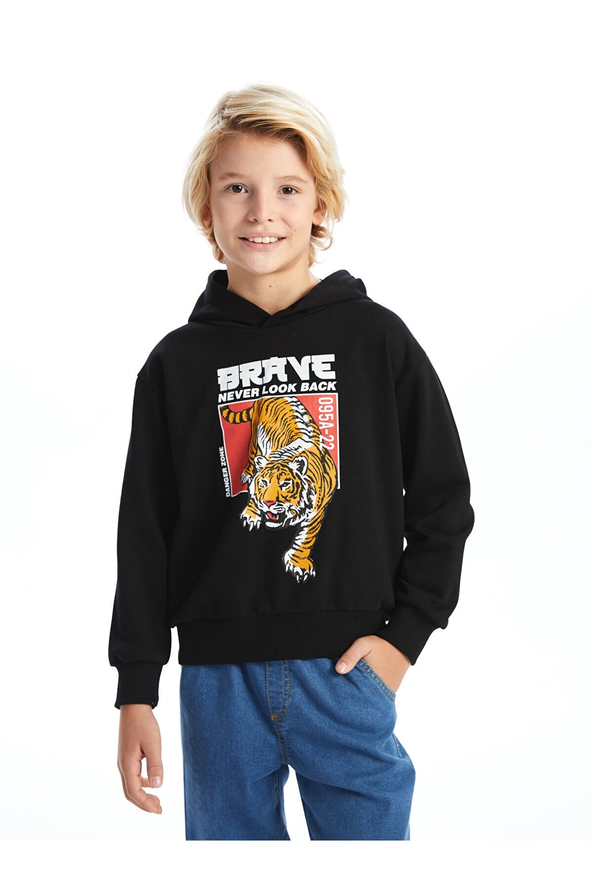 Lcwk Kapüşonlu Erkek Çocuk Sweatshirt