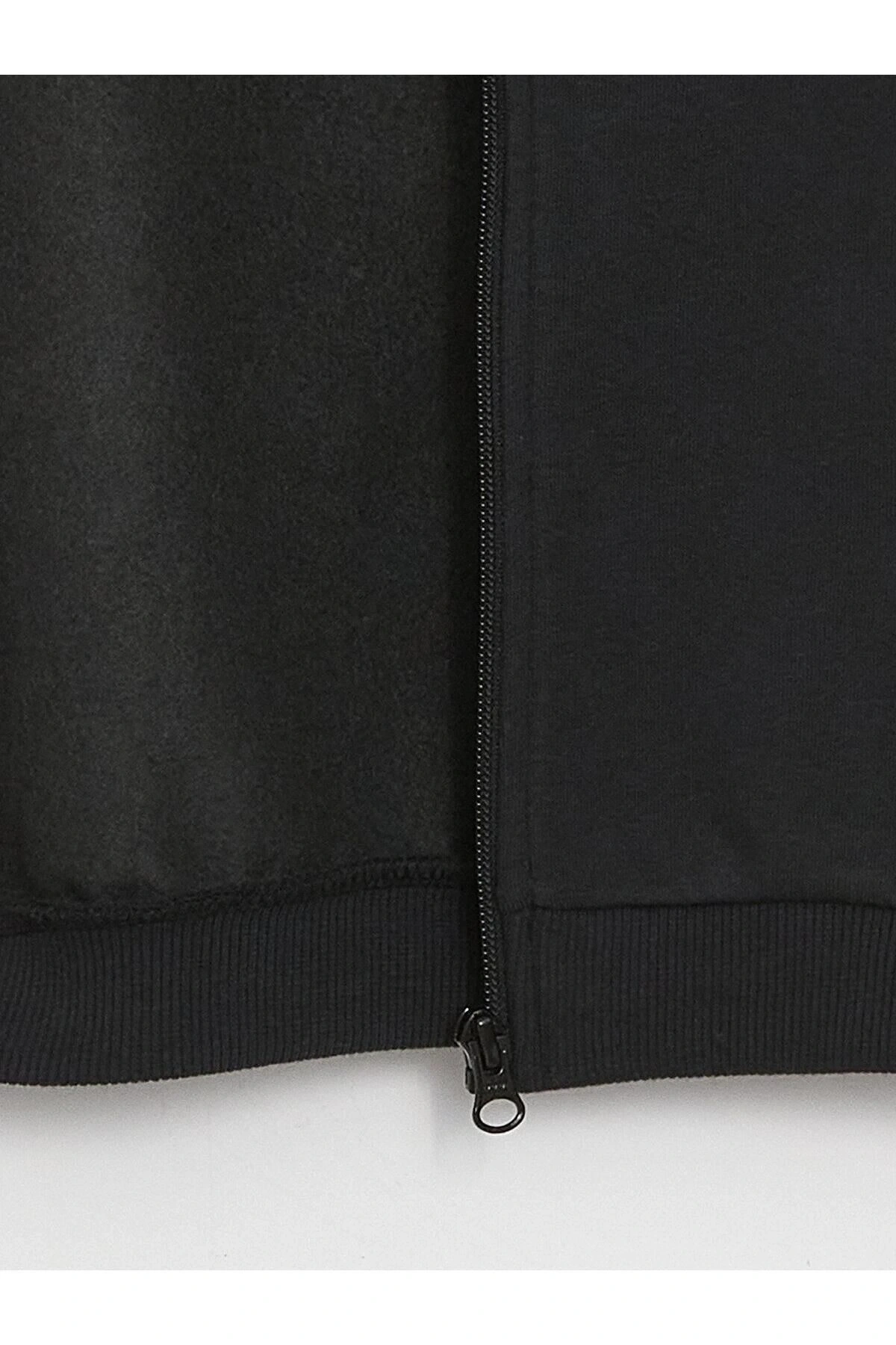 LCW baby Kolej Yaka Uzun Kollu Basic Erkek Bebek Fermuarlı Sweatshirt