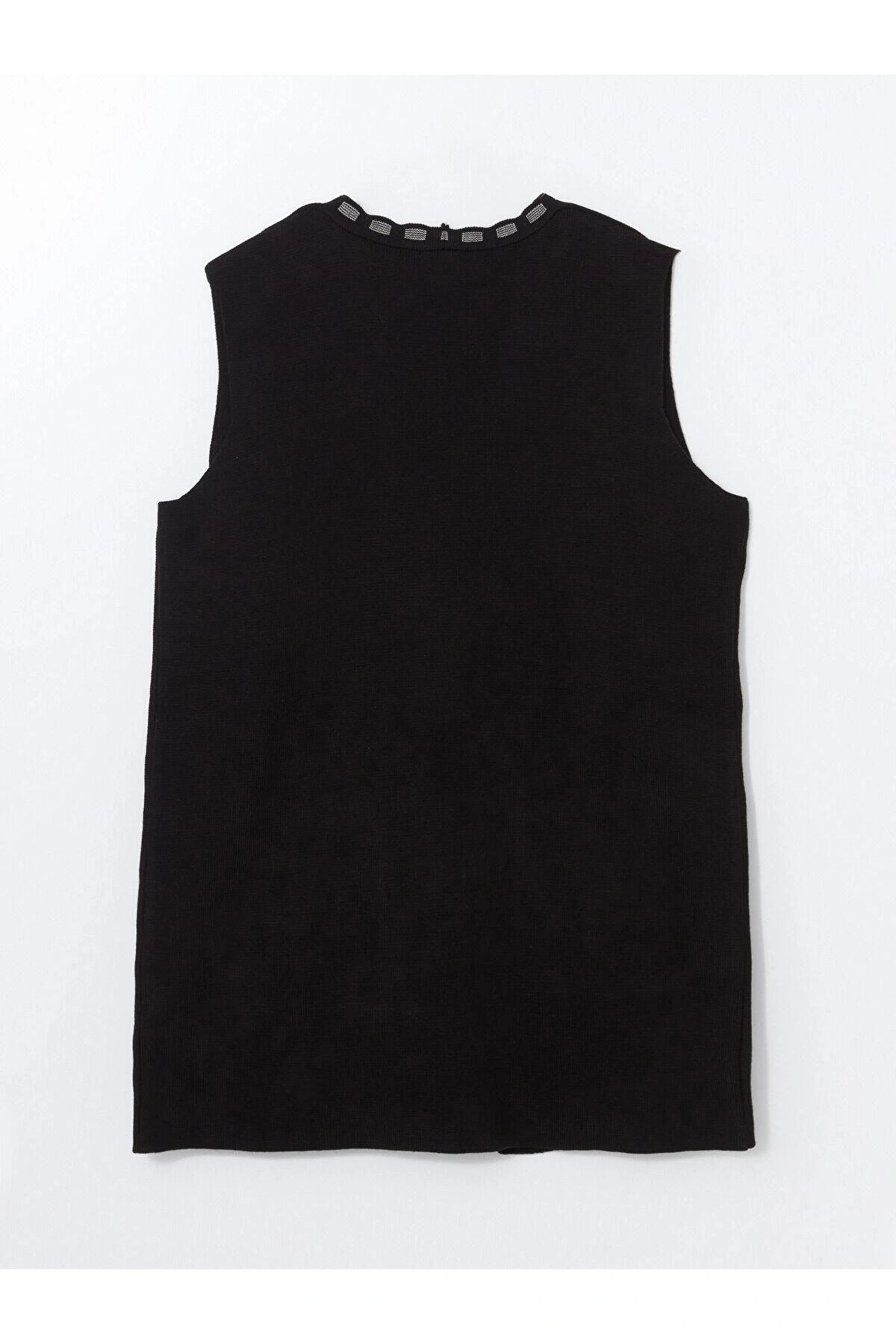 LCW Grace V Yaka Desenli Kadın Triko Yelek