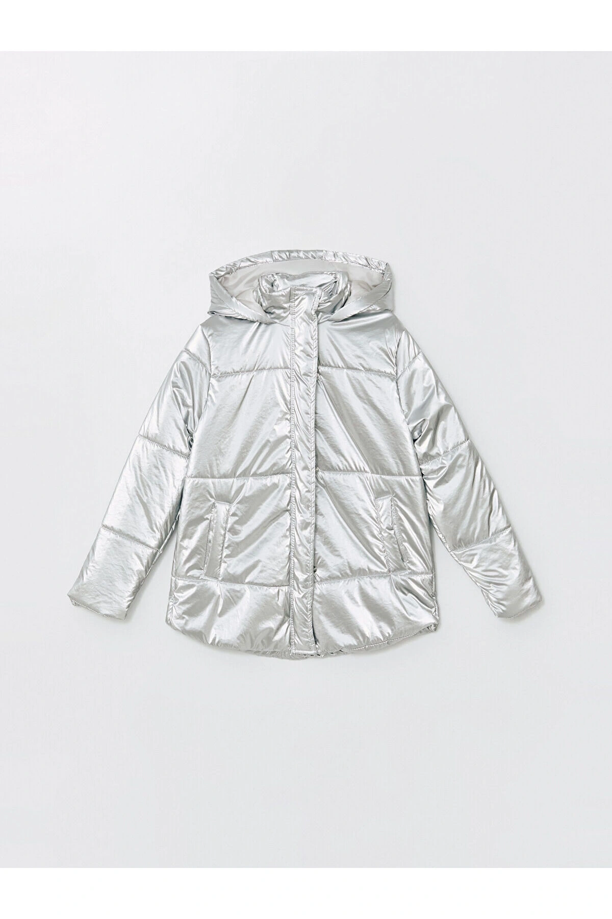 Lcwk Kapüşonlu Kız Çocuk Şişme Mont