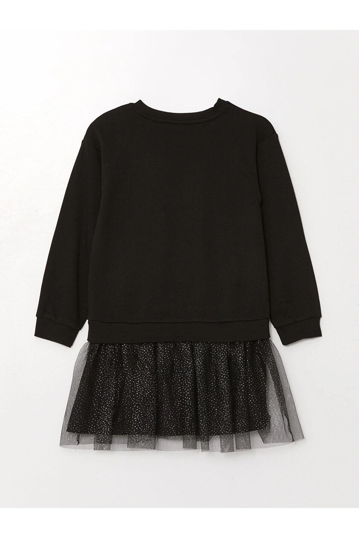 LCW Kids Bisiklet Yaka Kız Çocuk Elbise