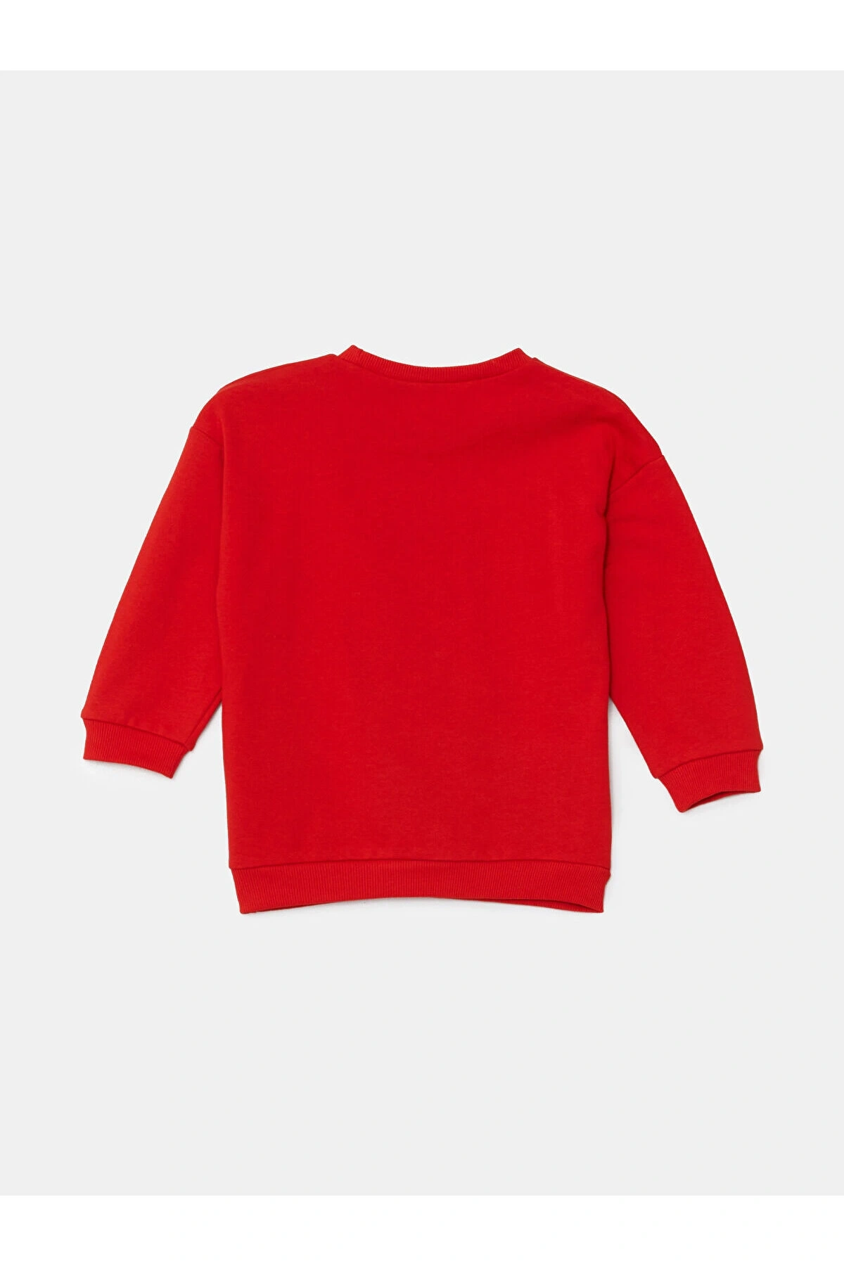 Lcw Kids Kırmızı Bisiklet Yaka Nostaljik Maymun Baskılı Erkek Bebek Sweatshirt