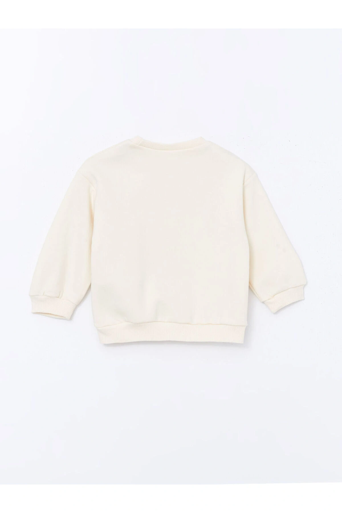 LCW Bisiklet Yaka Uzun Kollu Baskılı Kız Bebek Sweatshirt