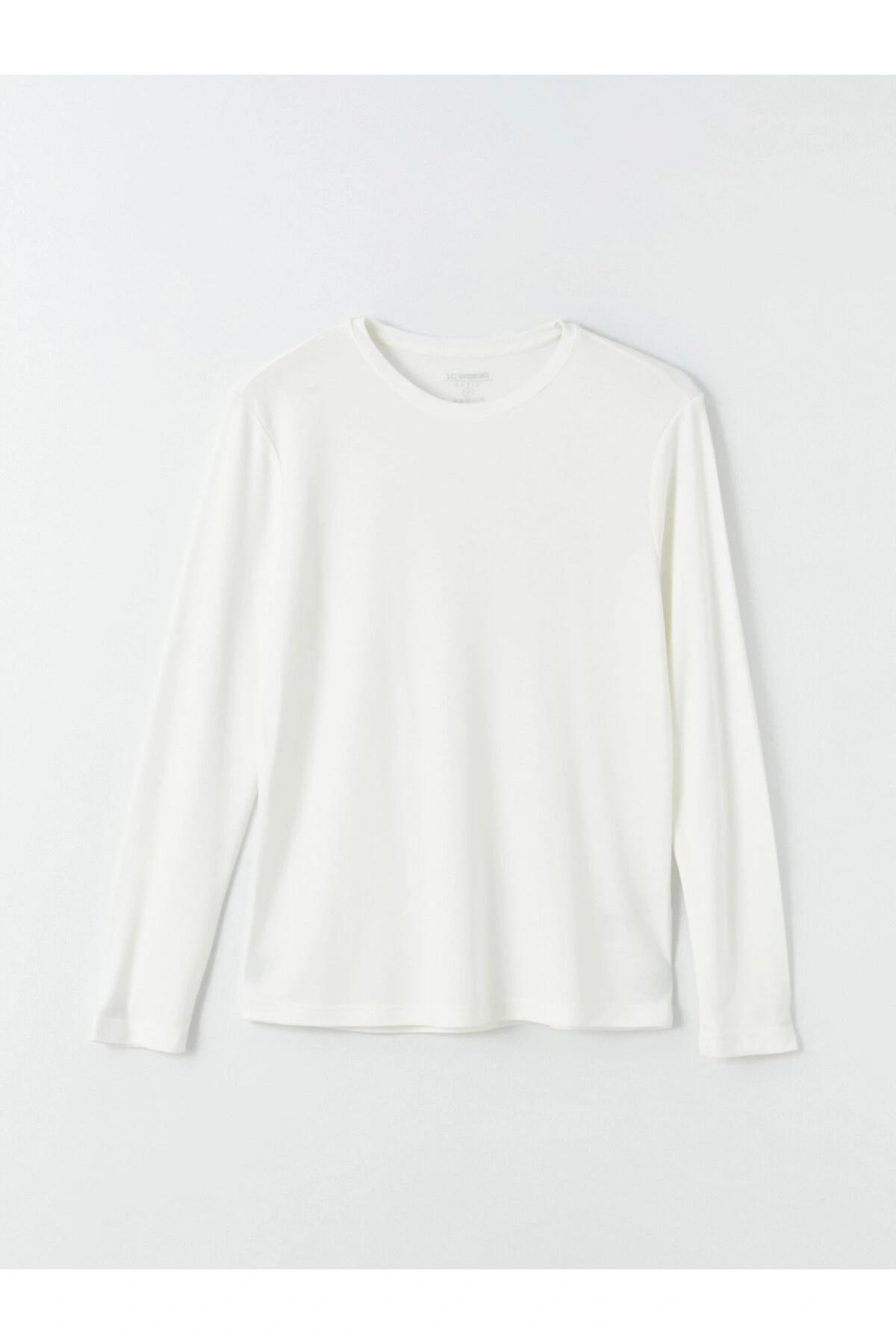 Bisiklet Yaka Uzun Kollu Erkek Tişört