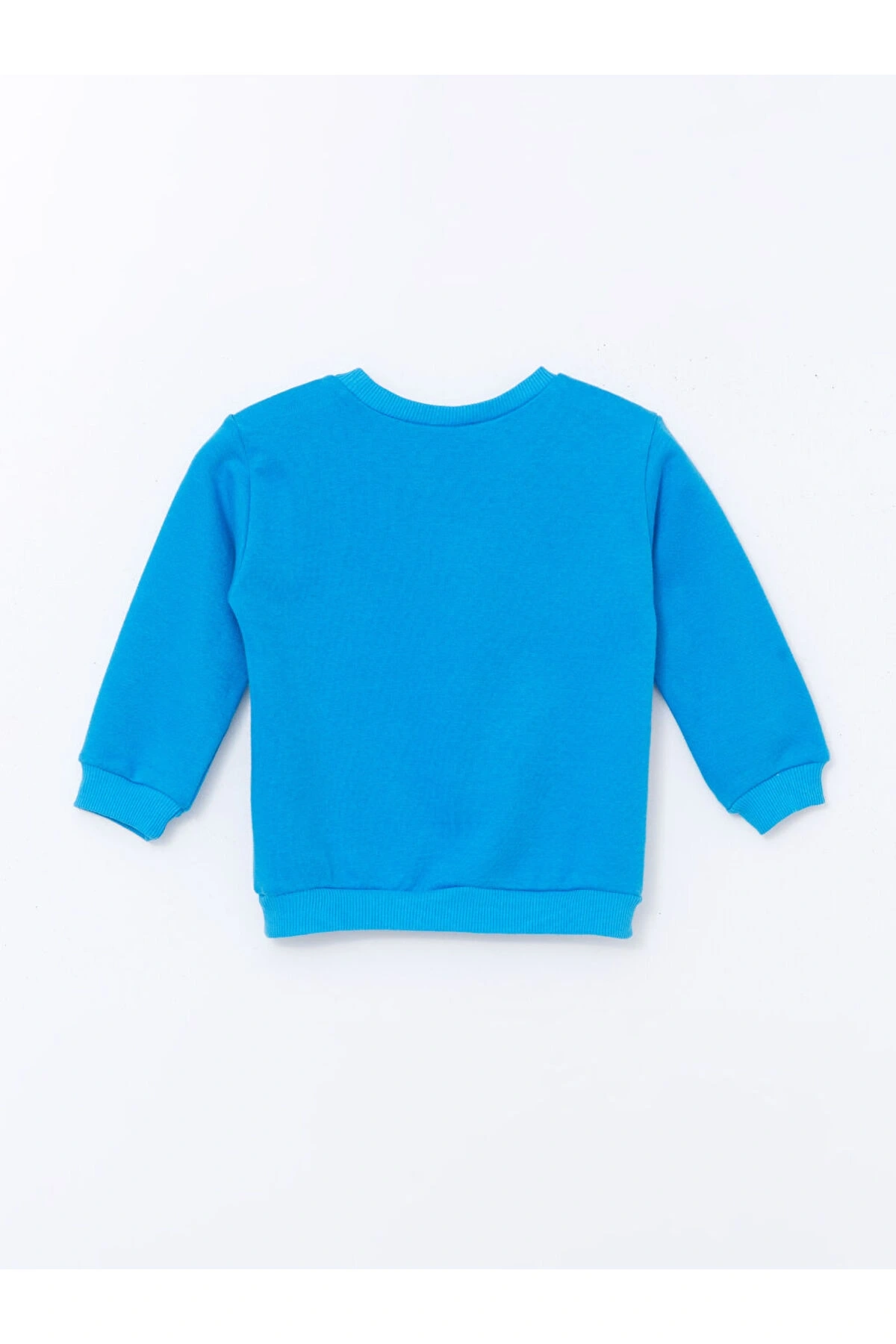 LCW Bisiklet Yaka Uzun Kollu Baskılı Erkek Bebek Sweatshirt