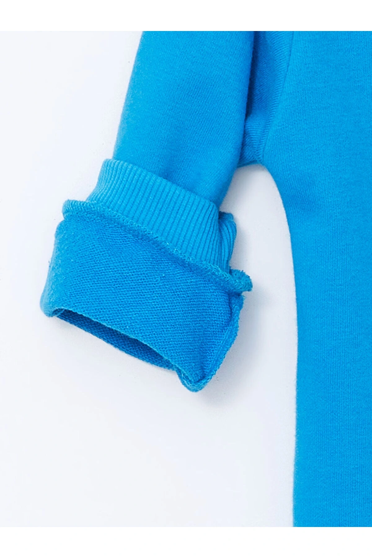 LCW Bisiklet Yaka Uzun Kollu Baskılı Erkek Bebek Sweatshirt