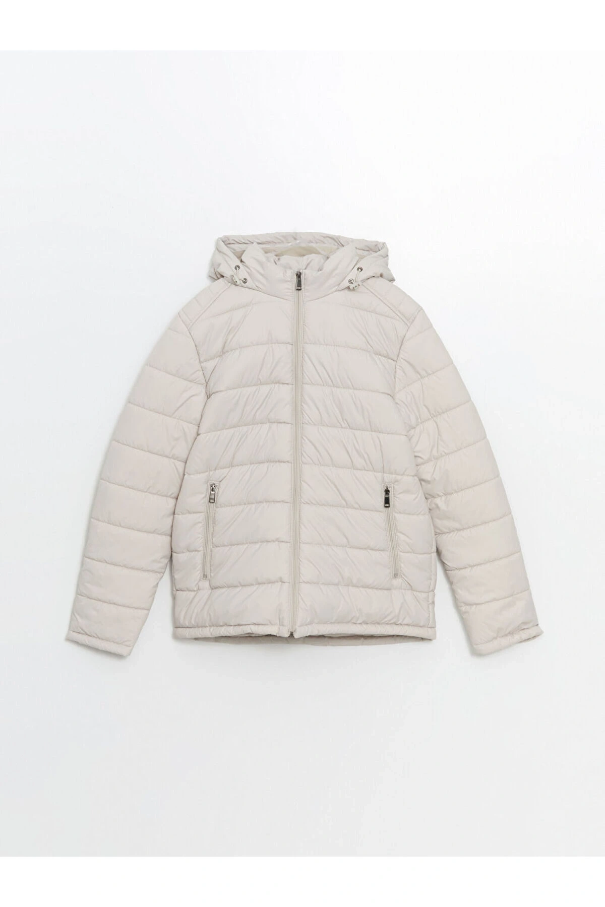 Standart Kalıp Kapüşonlu Erkek Şişme Mont