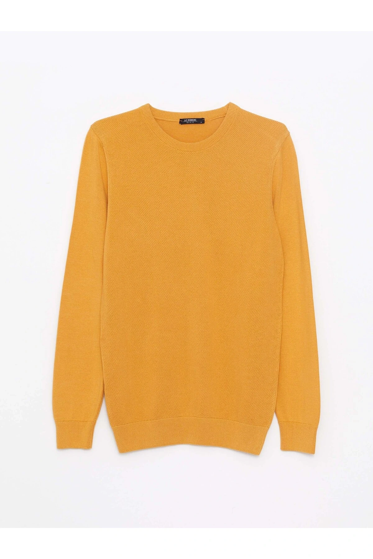 Bisiklet Yaka Uzun Kollu Erkek Triko Kazak