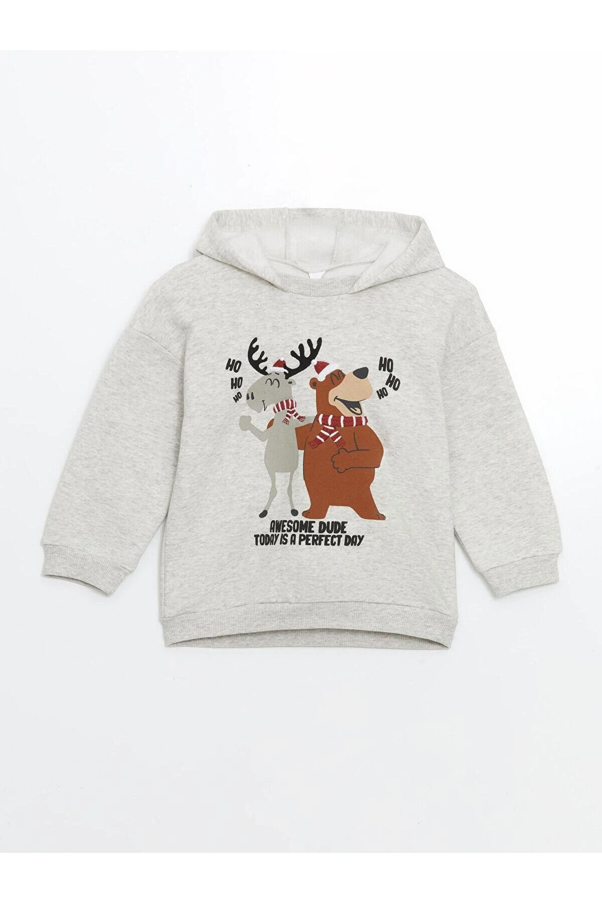 LCW Kids Kapüşonlu Erkek Çocuk Sweatshirt ve Eşofman Alt 2li