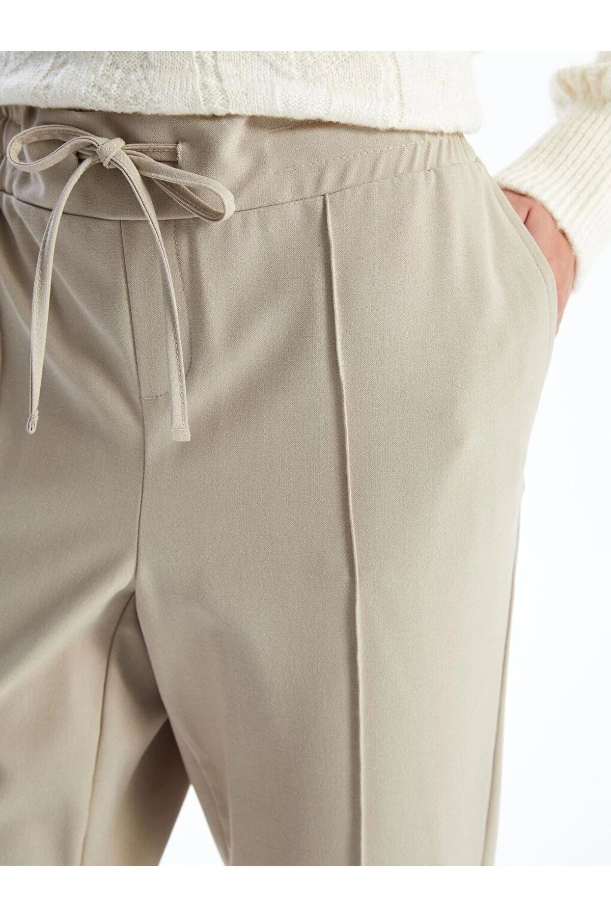 Beli Lastikli Kadın Pantolon (W4)