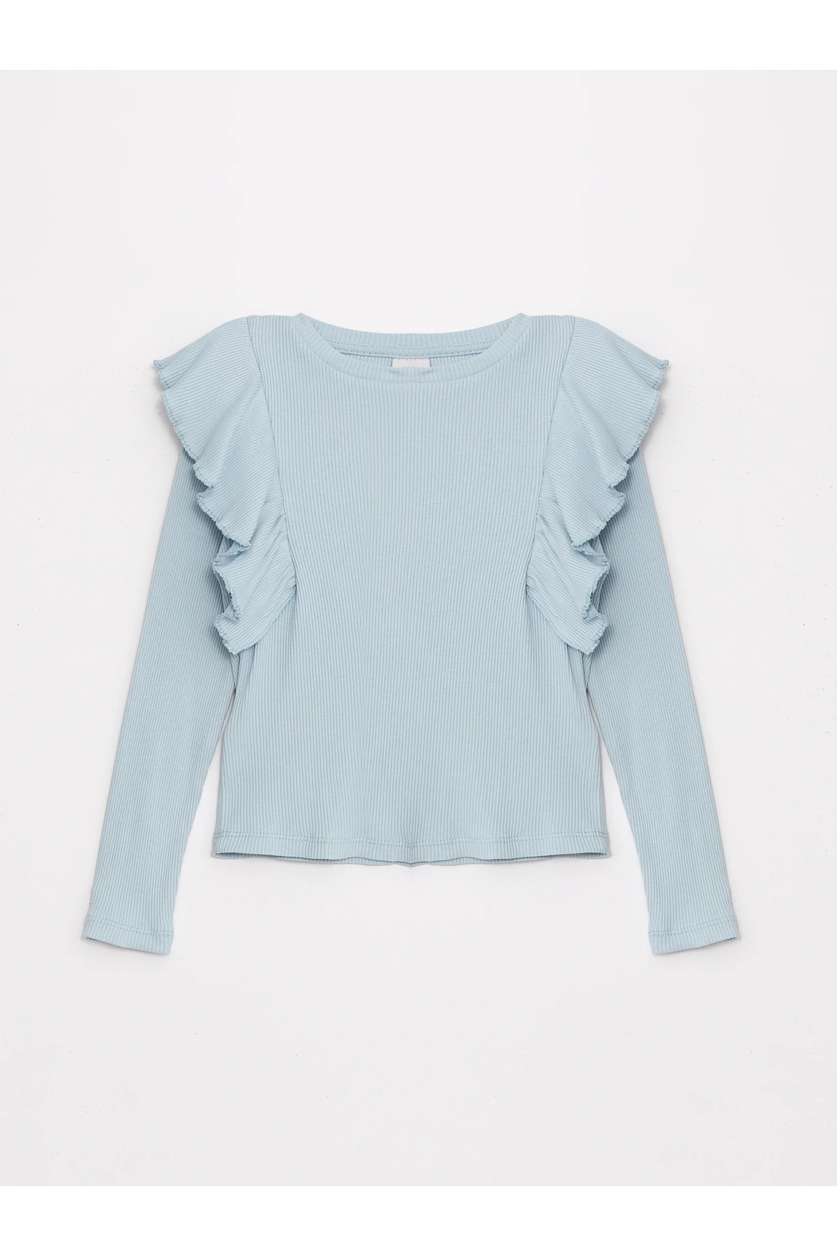 LCW Kids Bisiklet Yaka Basic Kız Çocuk Tişört (W4)