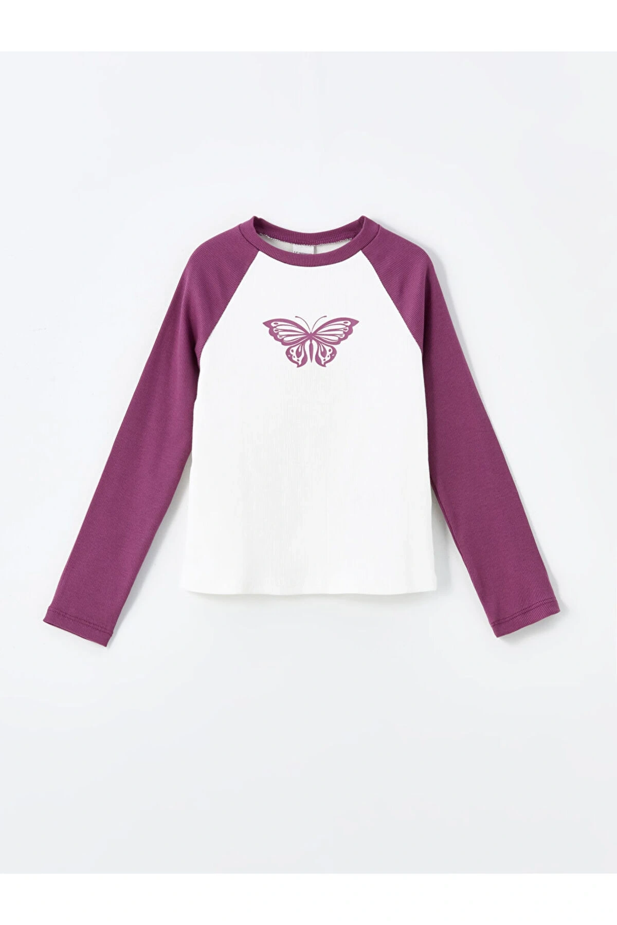 Bisiklet Yaka Kiz Cocuk Tisort - W4AV81Z4