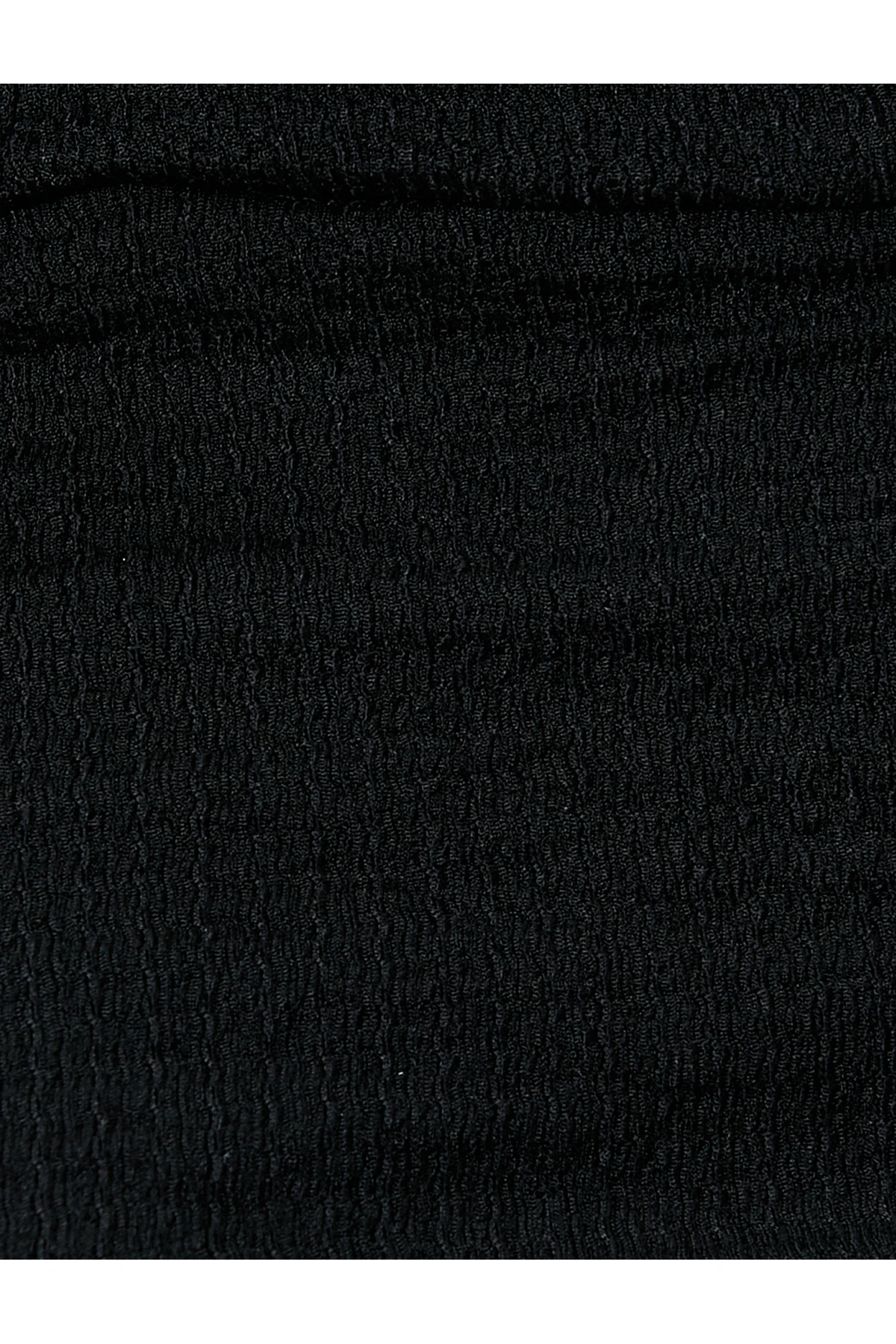 Mini Fırfırlı Elbise V Yaka Kruvaze Balon Kol