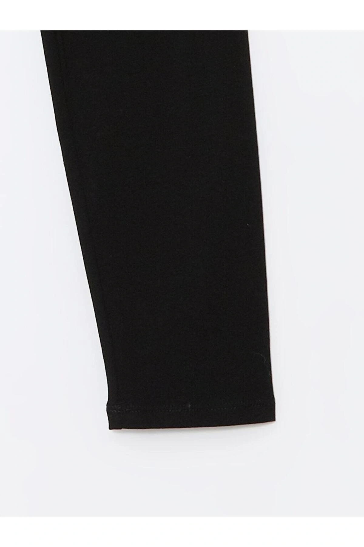 Beli Lastikli Baskılı Kız Çocuk Tayt (W4)