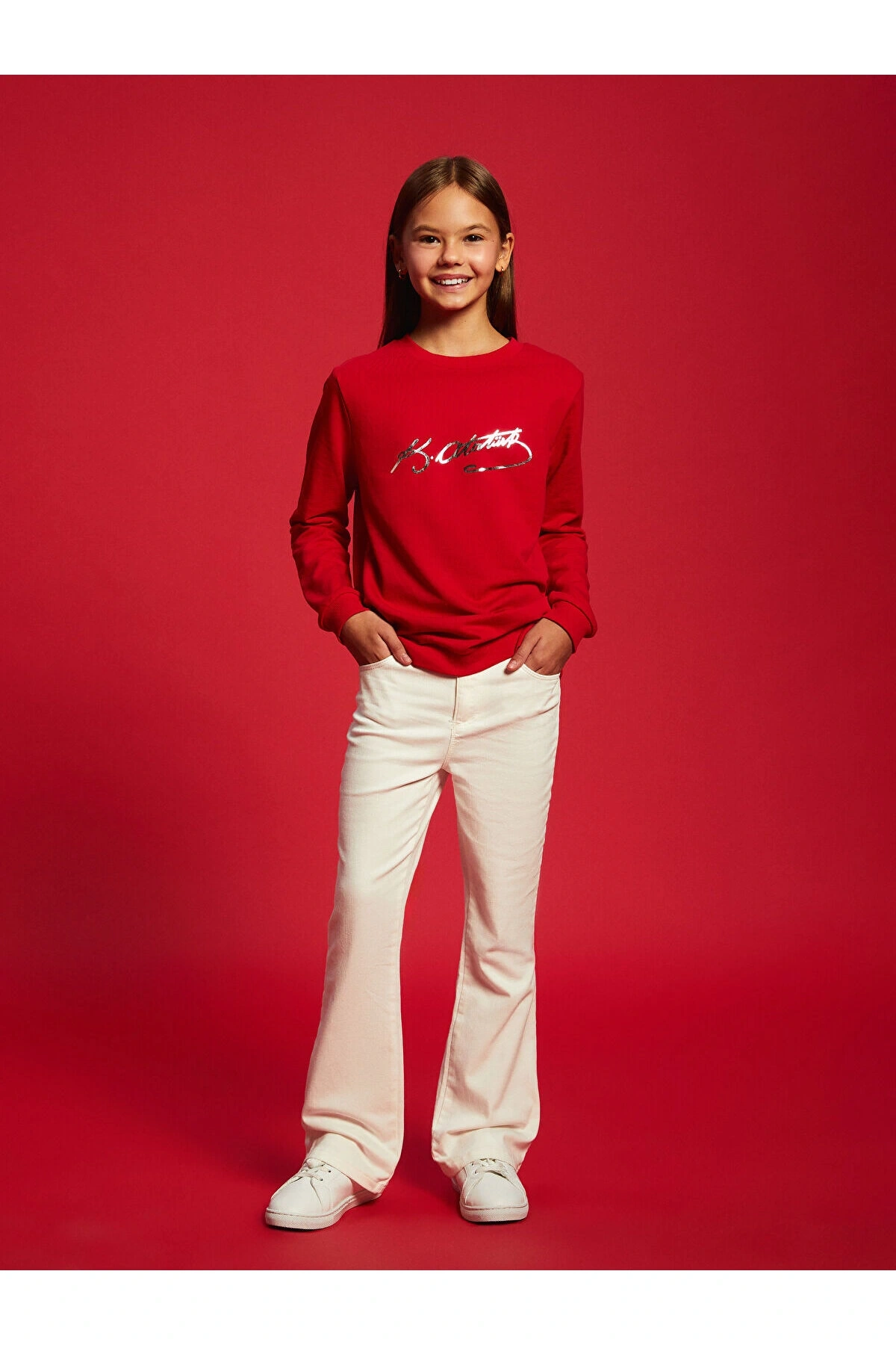 İspanyol Paça Kız Çocuk Pantolon