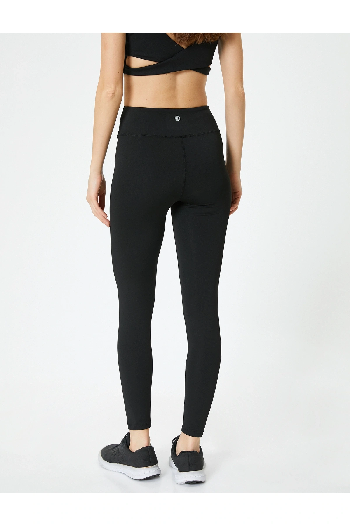 Spor Tayt Yüksek Bel Slim Fit İnterlok