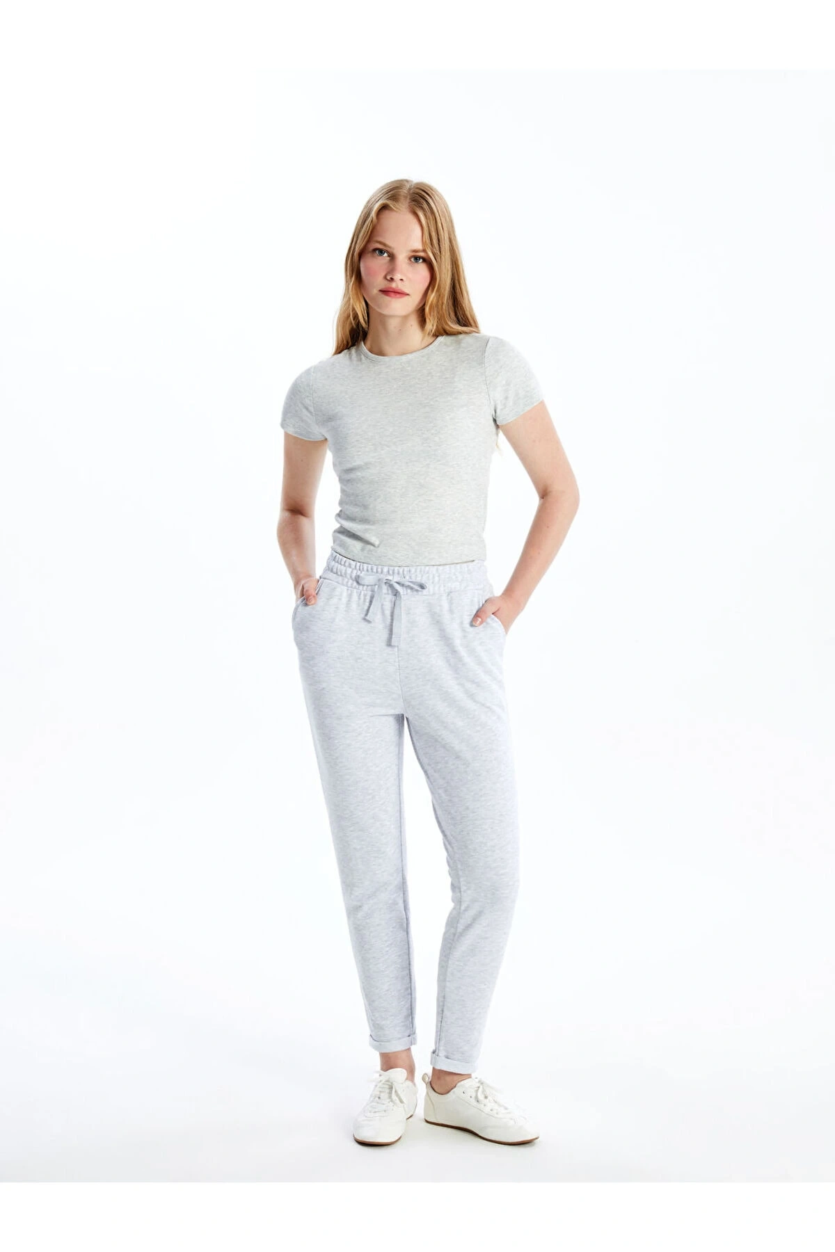 LCW Kadın Beli Lastikli Düz Eşofman Altı