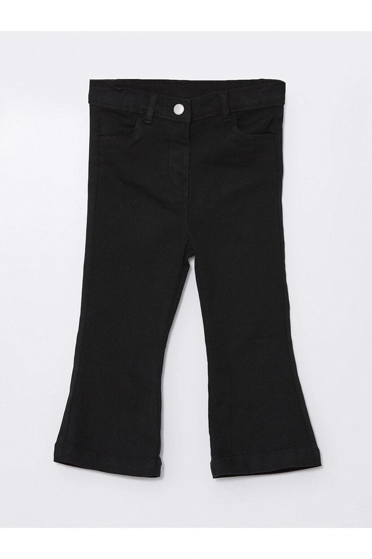 LCW Kids Beli Lastikli Basic Kız Çocuk Pantolon (W4)