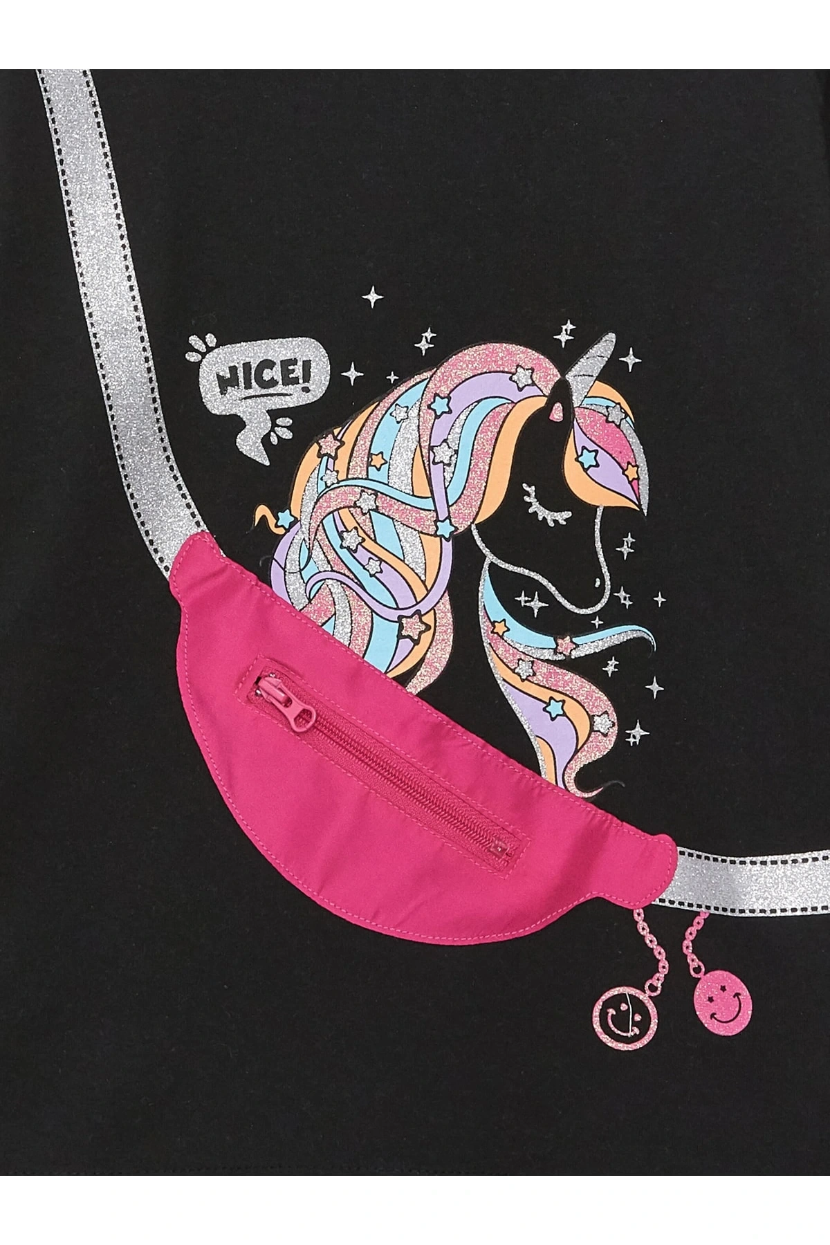 Bisiklet Yaka Basic Uzun Kollu Kız Çocuk Tişört