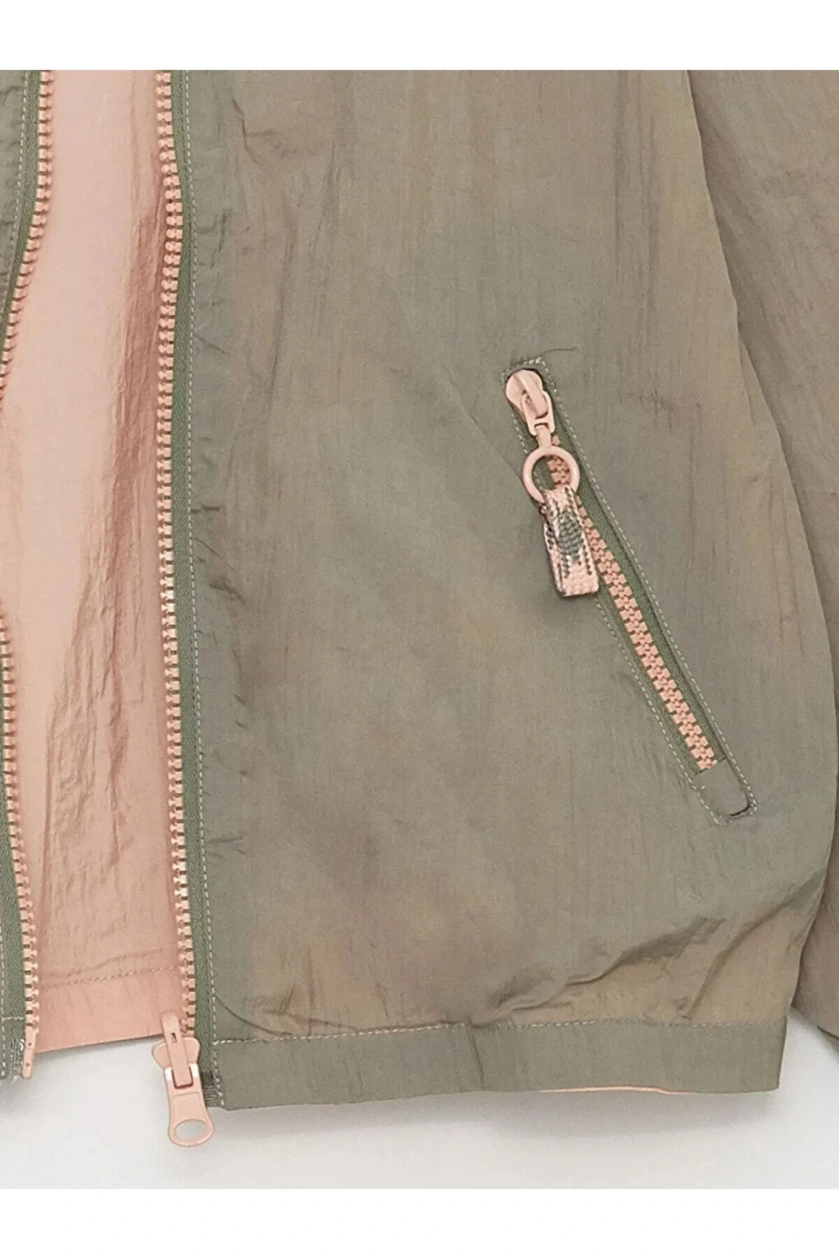 LCW Kids Kapüşonlu Çift Taraflı Kız Çocuk Mont