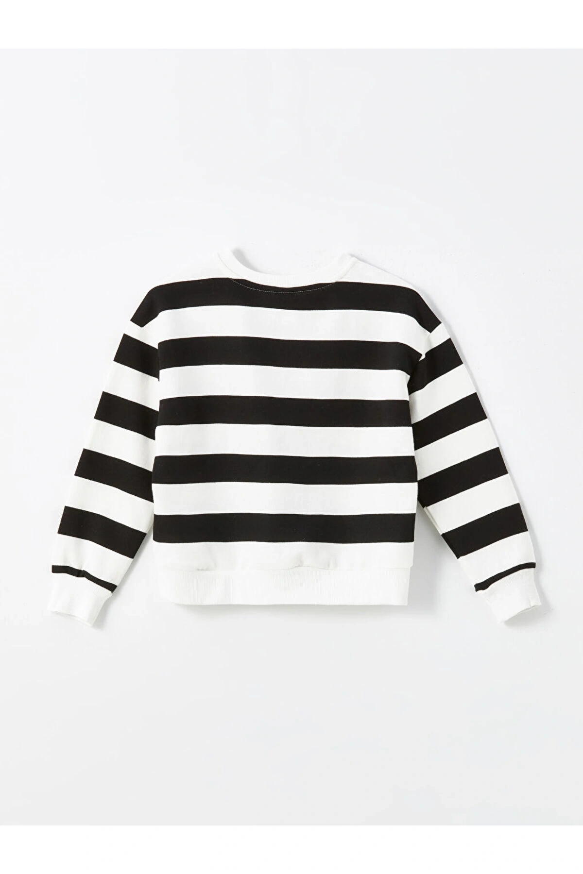 Bisiklet Yaka Kiz Cocuk Kalin Sweatshirt - W4bb72z4