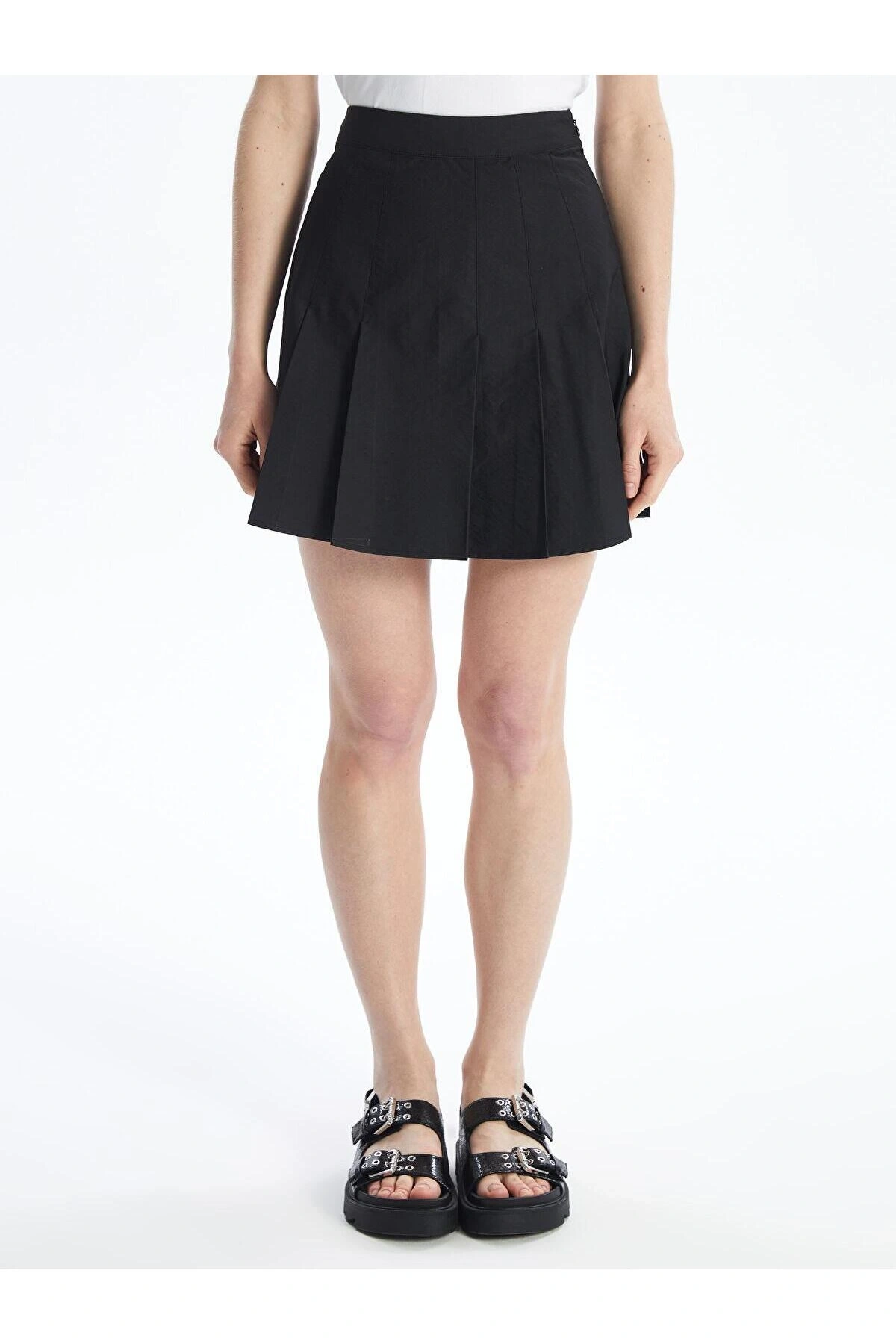 XSIDE Y Dar Fit Kadın Pileli Etek