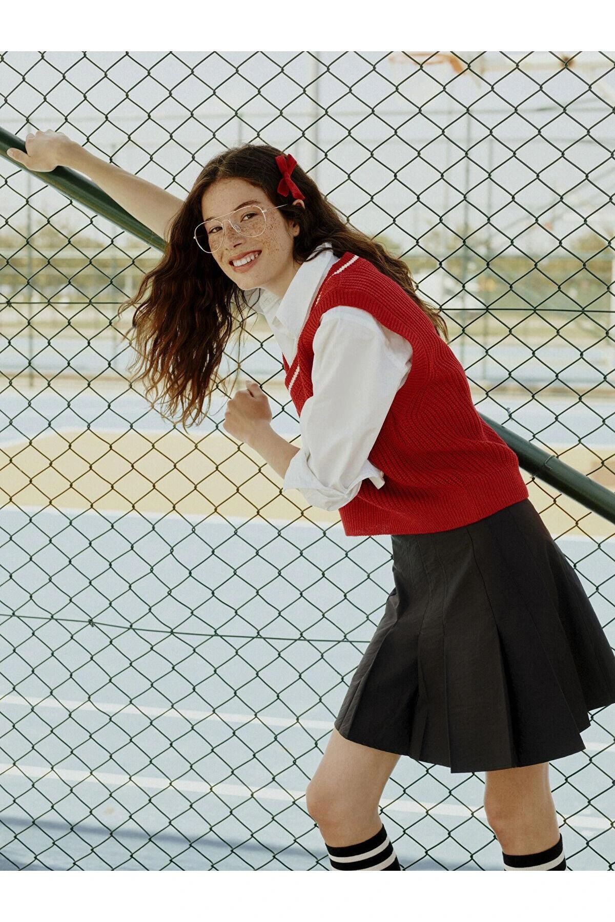 XSIDE Y Dar Fit Kadın Pileli Etek