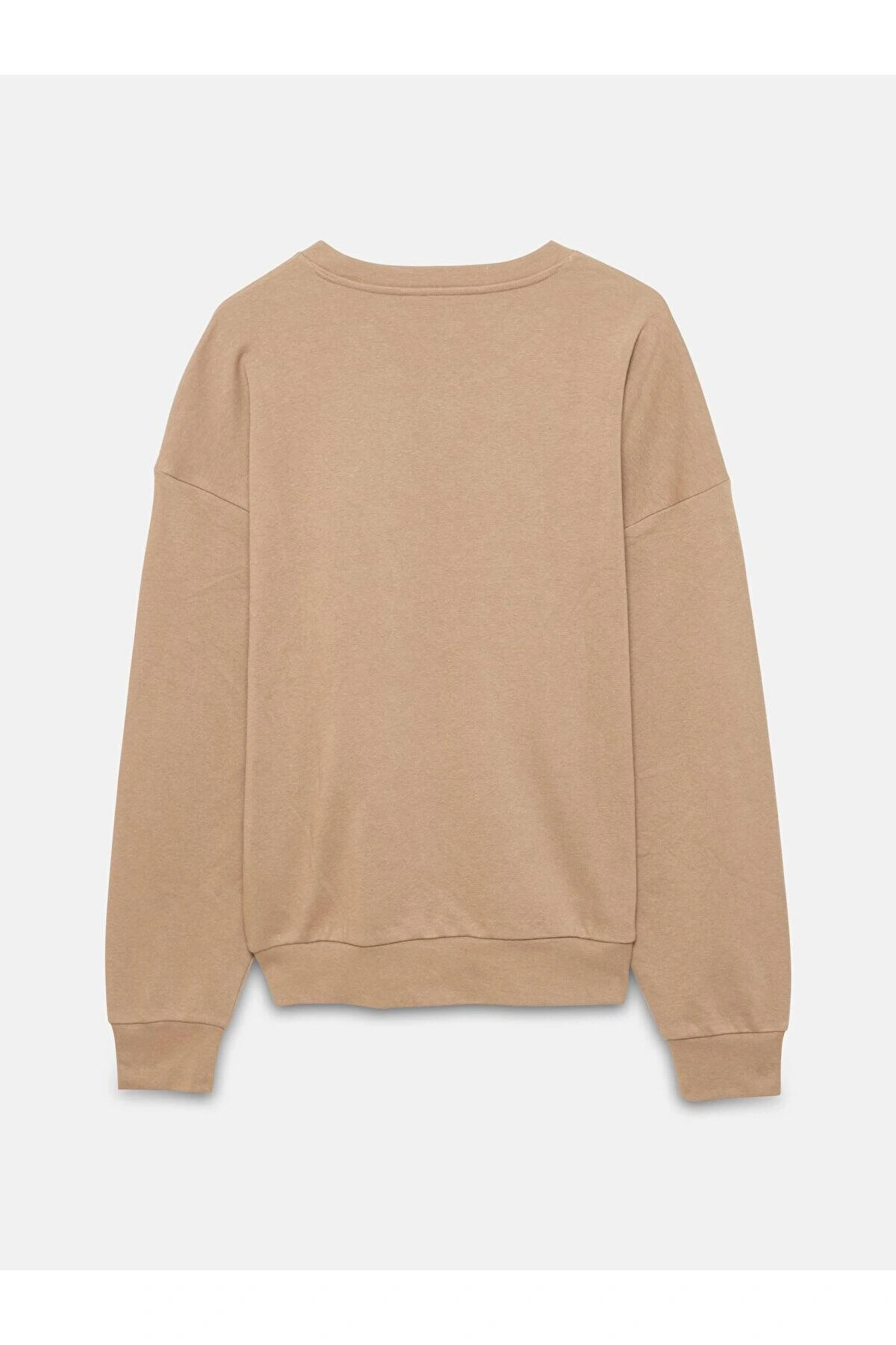 LCW  Desen Bisiklet Yaka Baskılı Erkek Kalın Sweatshirt