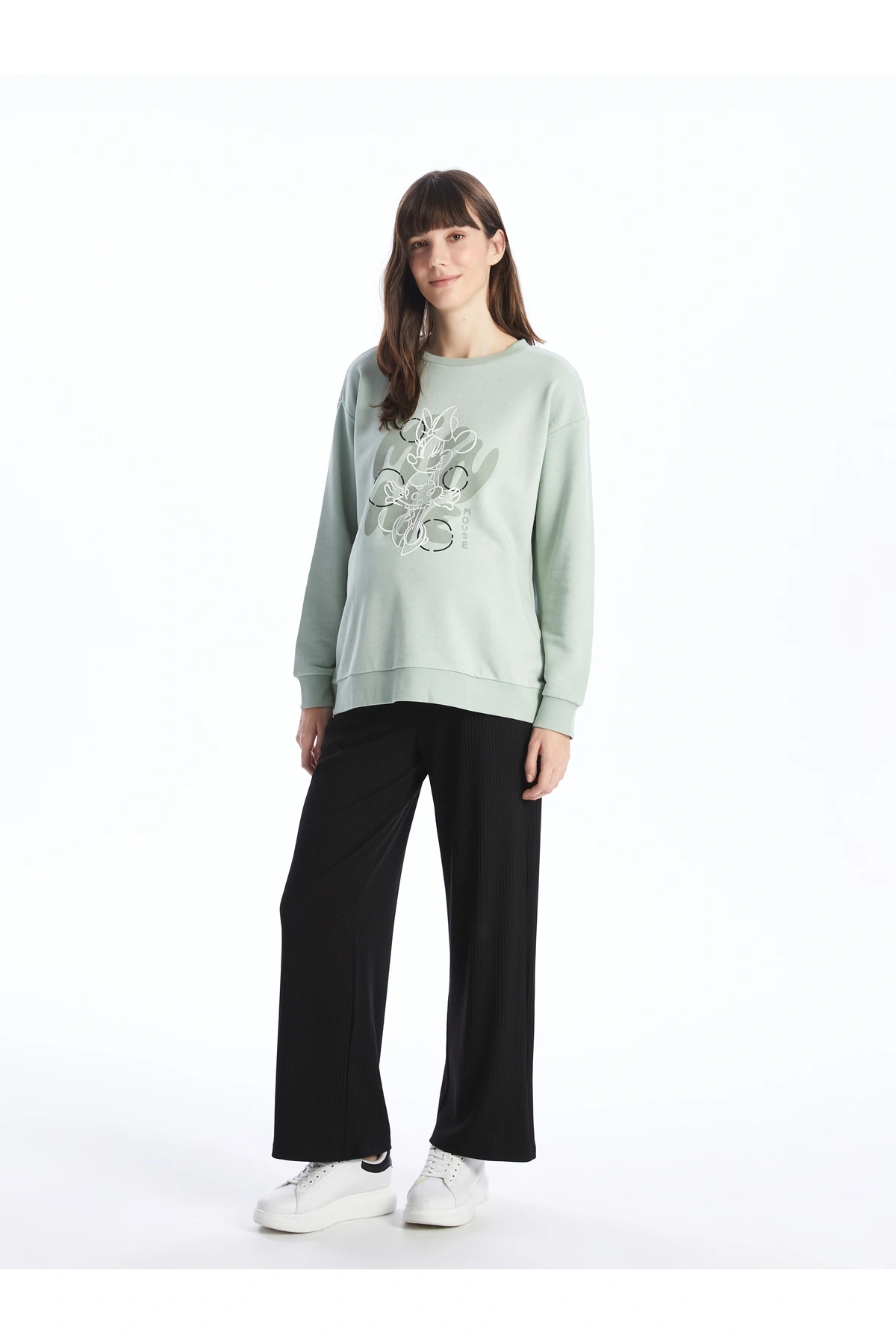 Beli Lastikli Karın Panelli Hamile Pantolon