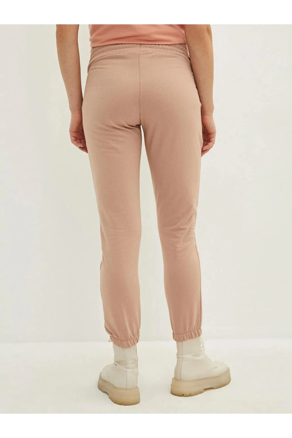 LCWAIKIKI Maternity Kahverengi Karın Panelli Düz Cep Detaylı Hamile Eşofman Altı