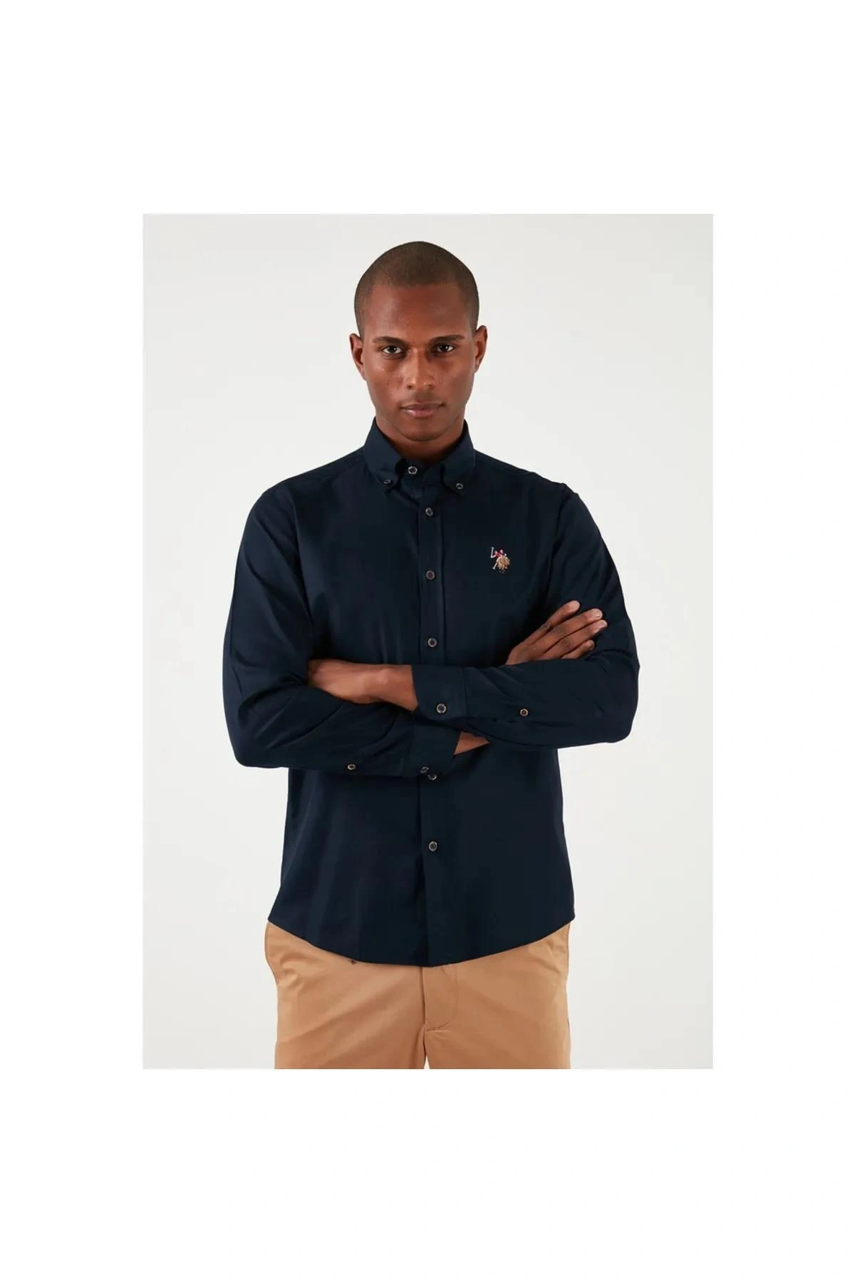 Erkek Minimalist Uzun Kol Gömlek - Regular Fit