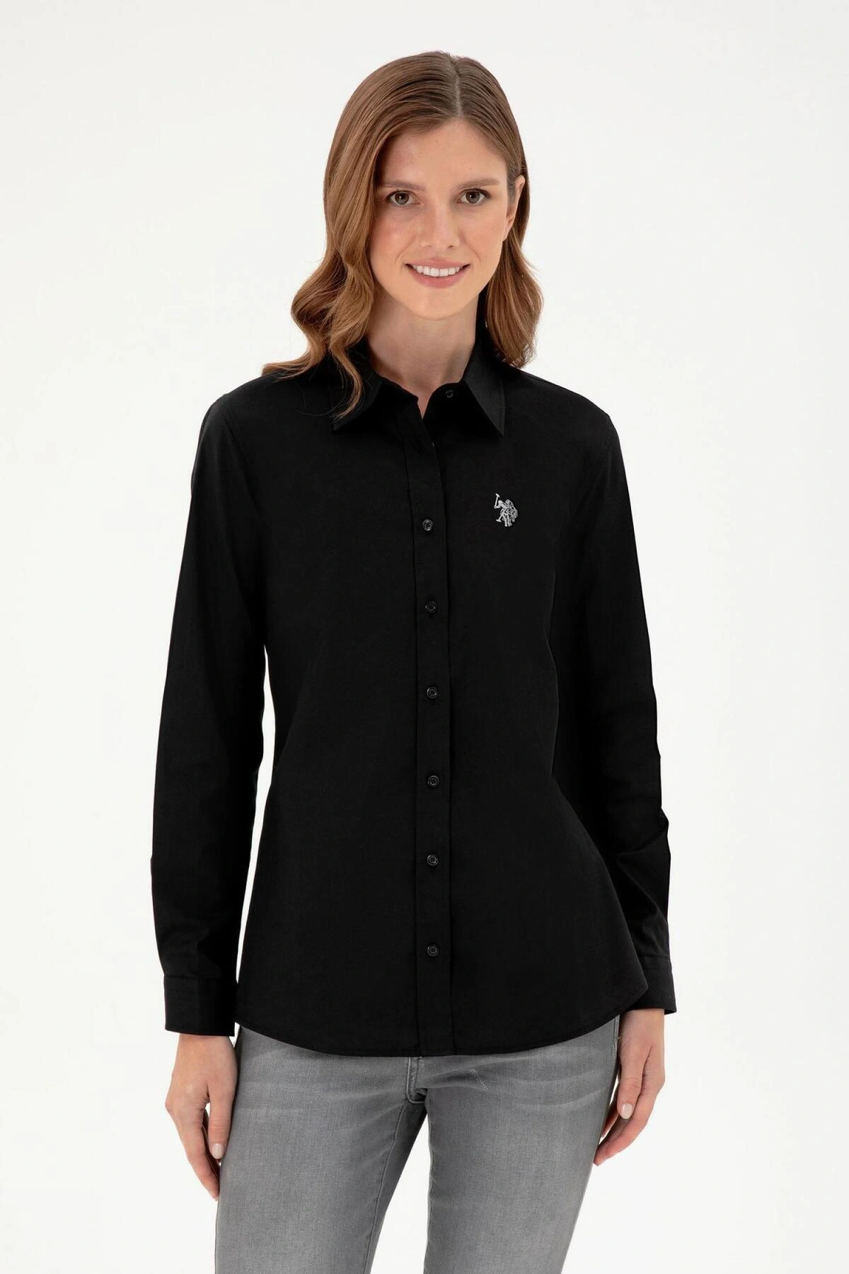 U.S. Polo Assn. G082Gl004-1961333 Kadın Dokuma Gömlek