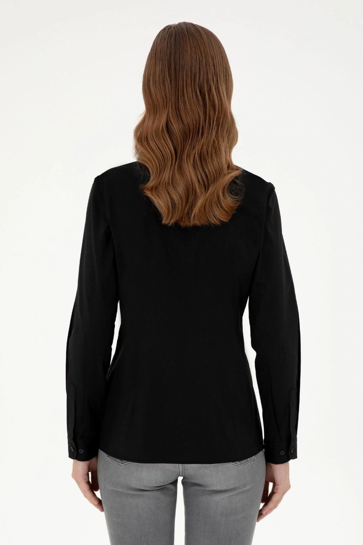 U.S. Polo Assn. G082Gl004-1961333 Kadın Dokuma Gömlek