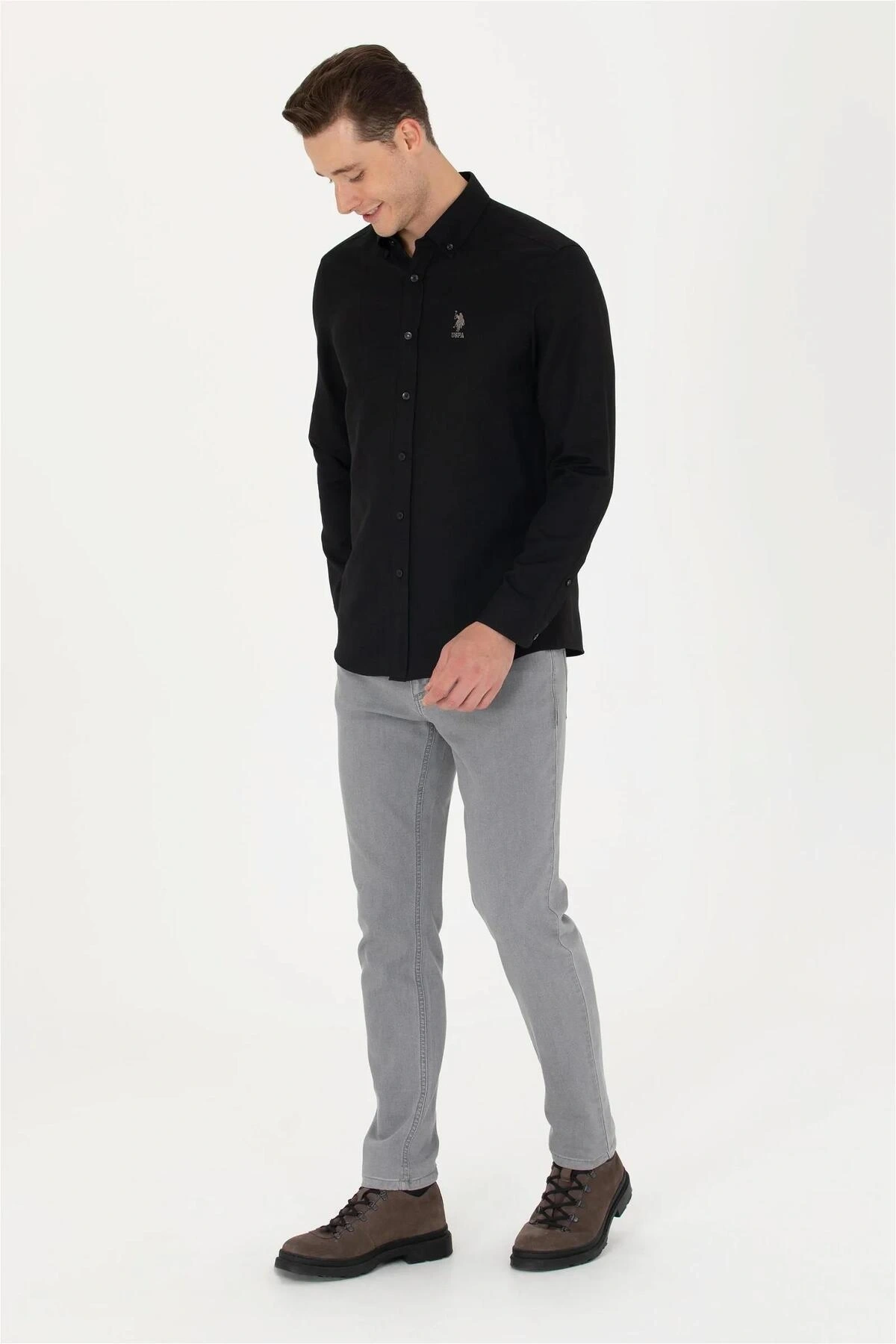 U.S. Polo Assn. Erkek Dokuma Gömlek