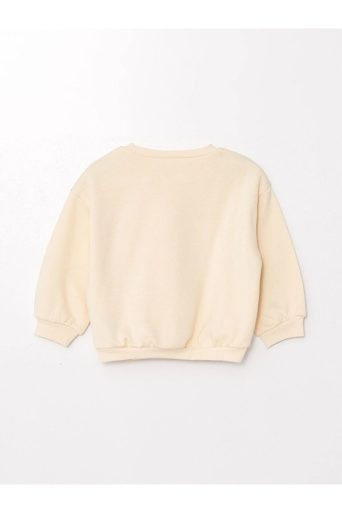 LW - Bisiklet Yaka Baskılı Kız Bebek Sweatshirt