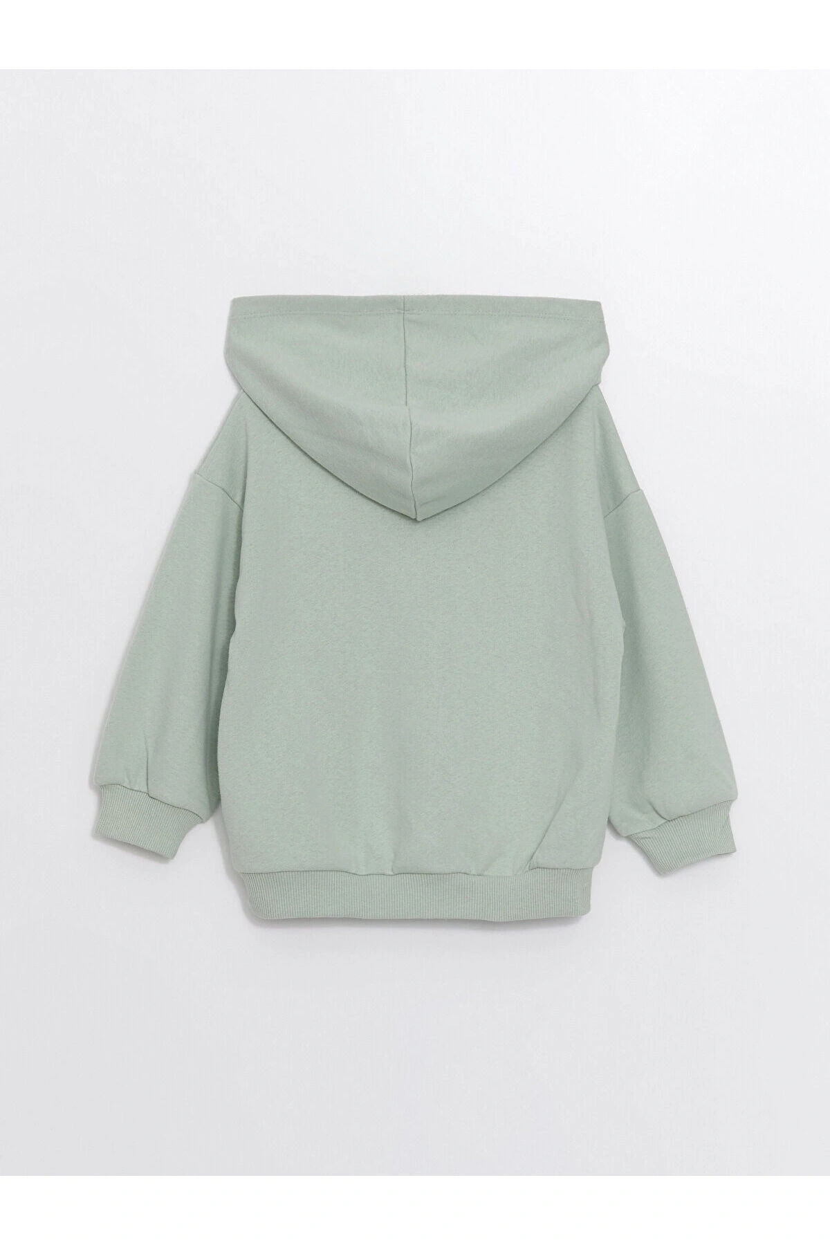Lcw Kapüşonlu Uzun Kollu Kız Bebek Fermuarlı Sweatshirt