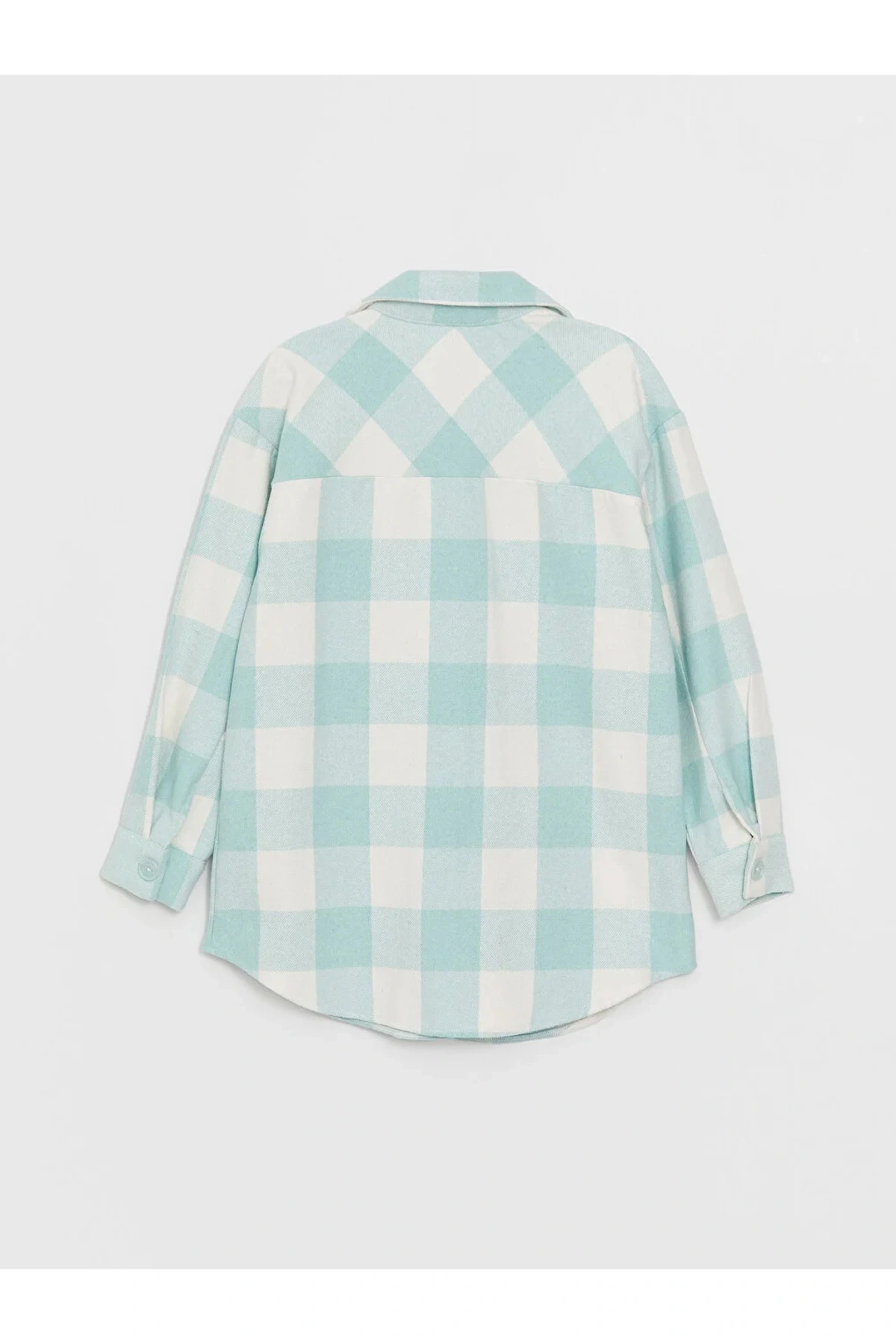 Maternity Ekose Uzun Kollu Hamile Oduncu Gömlek Ceket