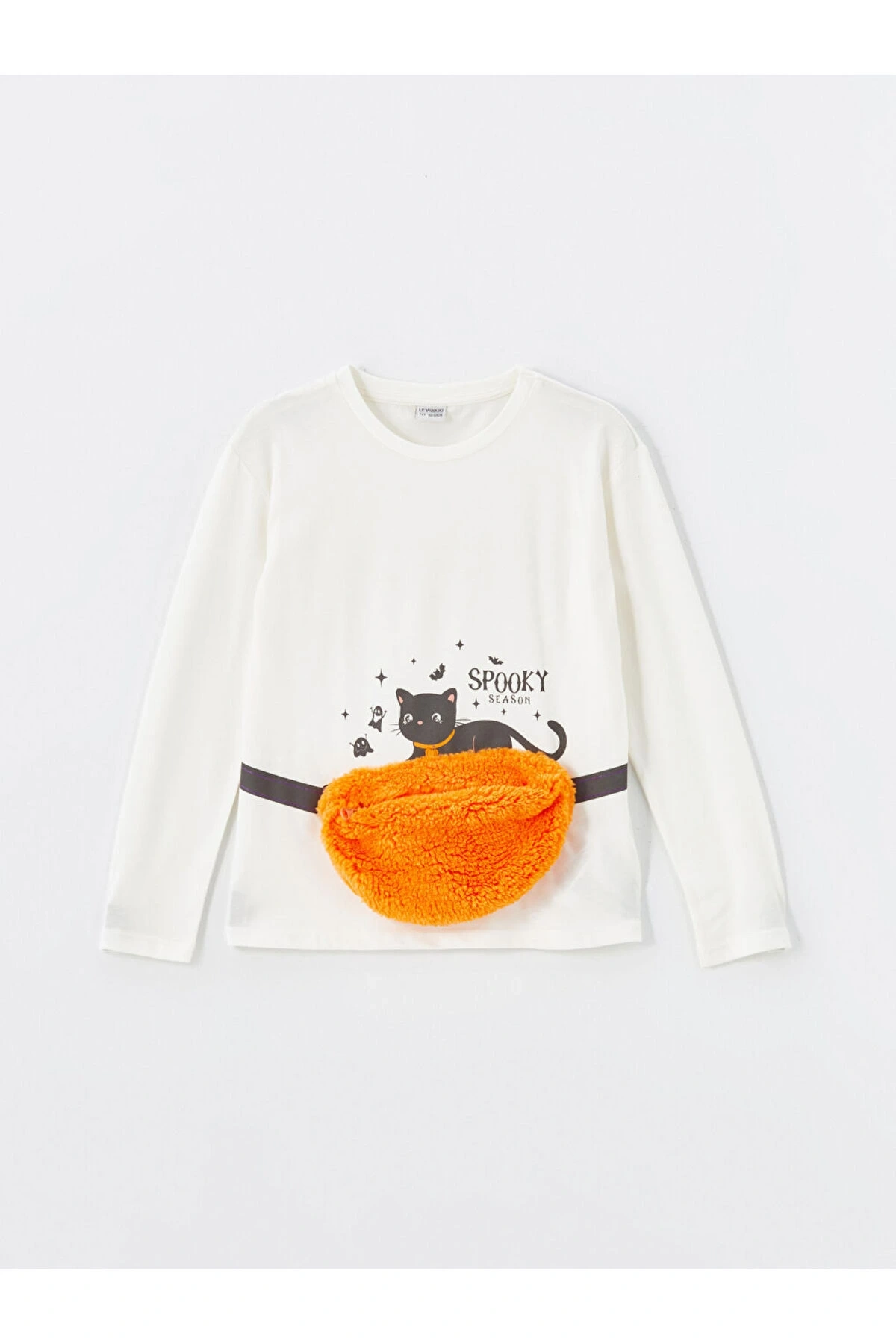 Bisiklet Yaka Kız Çocuk Tişört