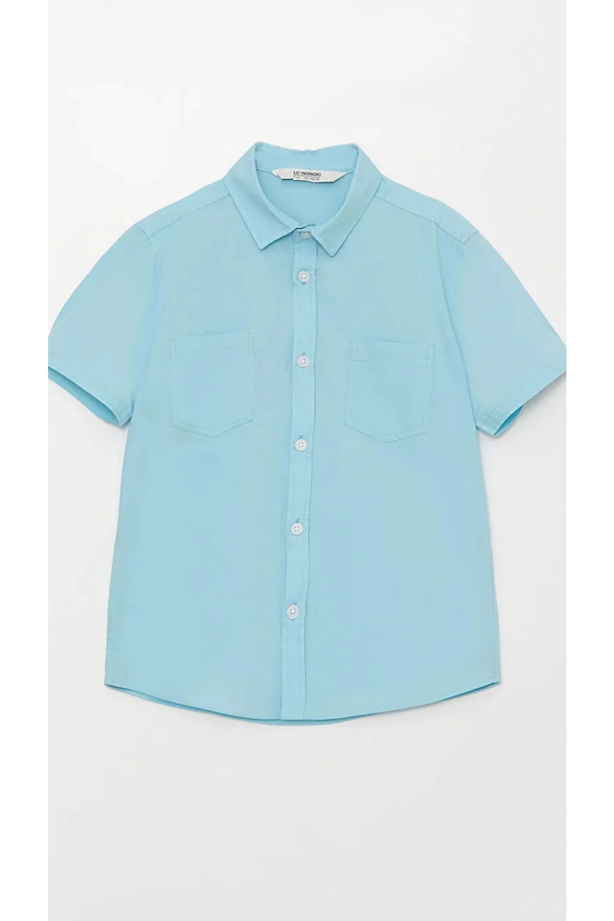 Basic Kısa Kollu Poplin Erkek Çocuk Gömlek