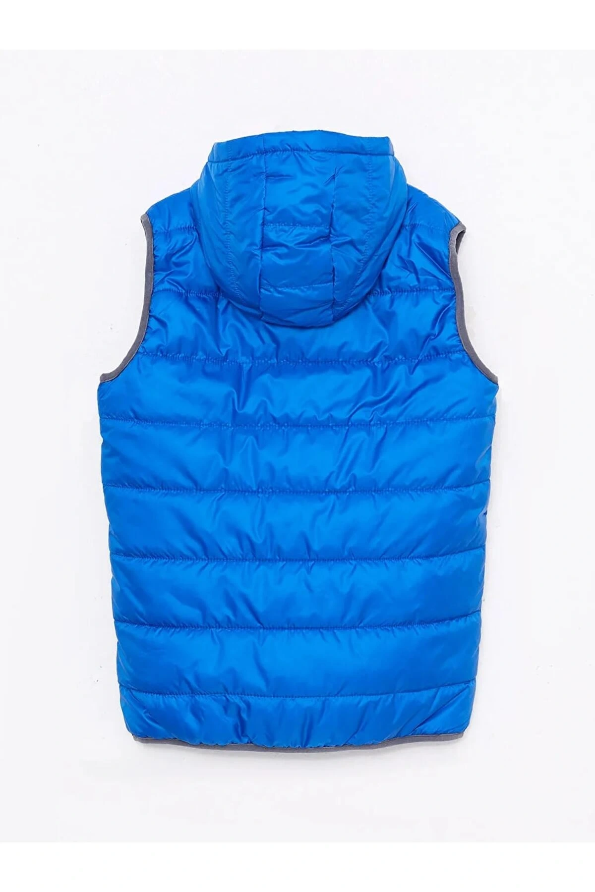 LCW Kids Mavi Kapüşonlu Basic Erkek Çocuk Şişme Yelek