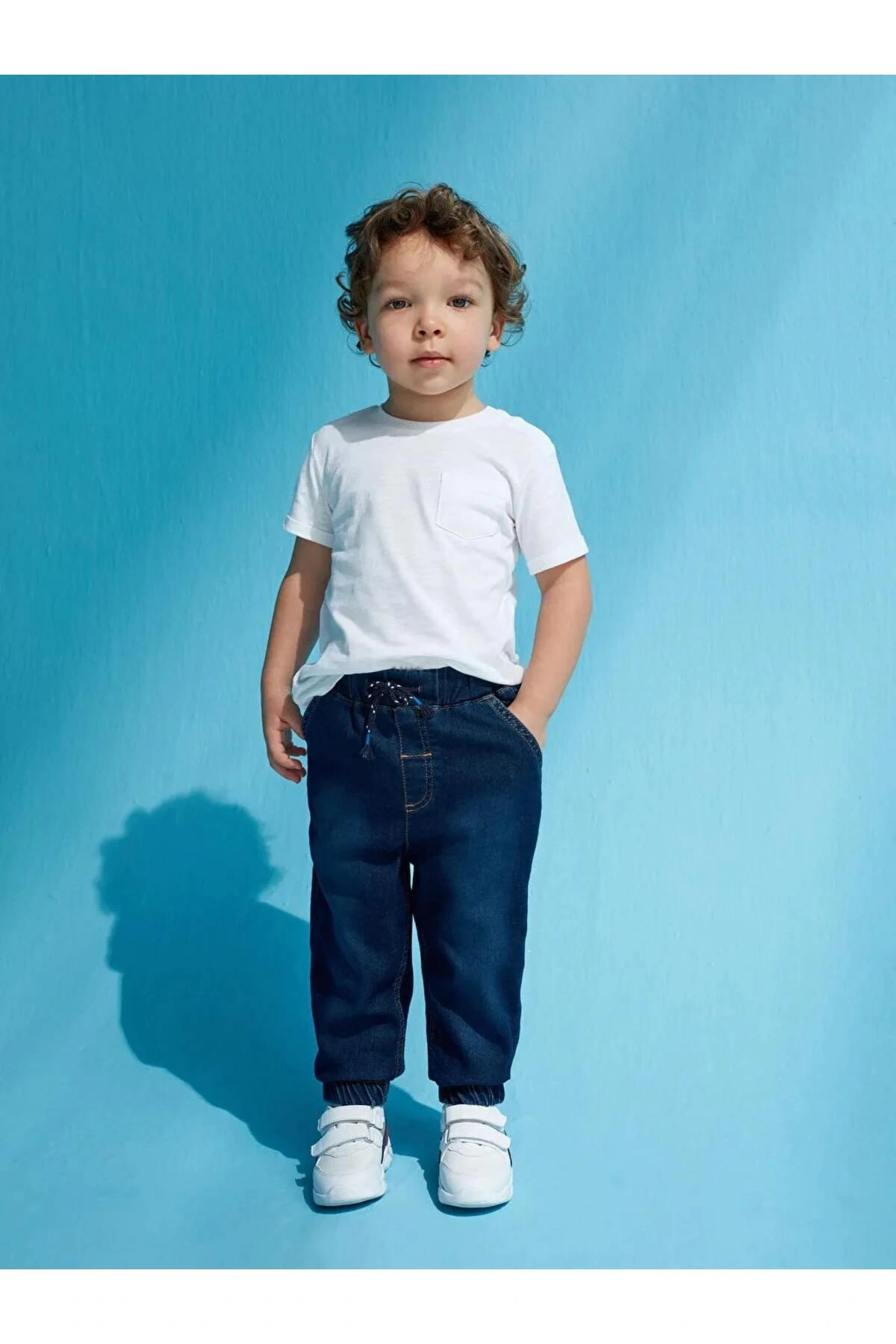 LCW baby İndigo Erkek Bebek Jean Pantolon