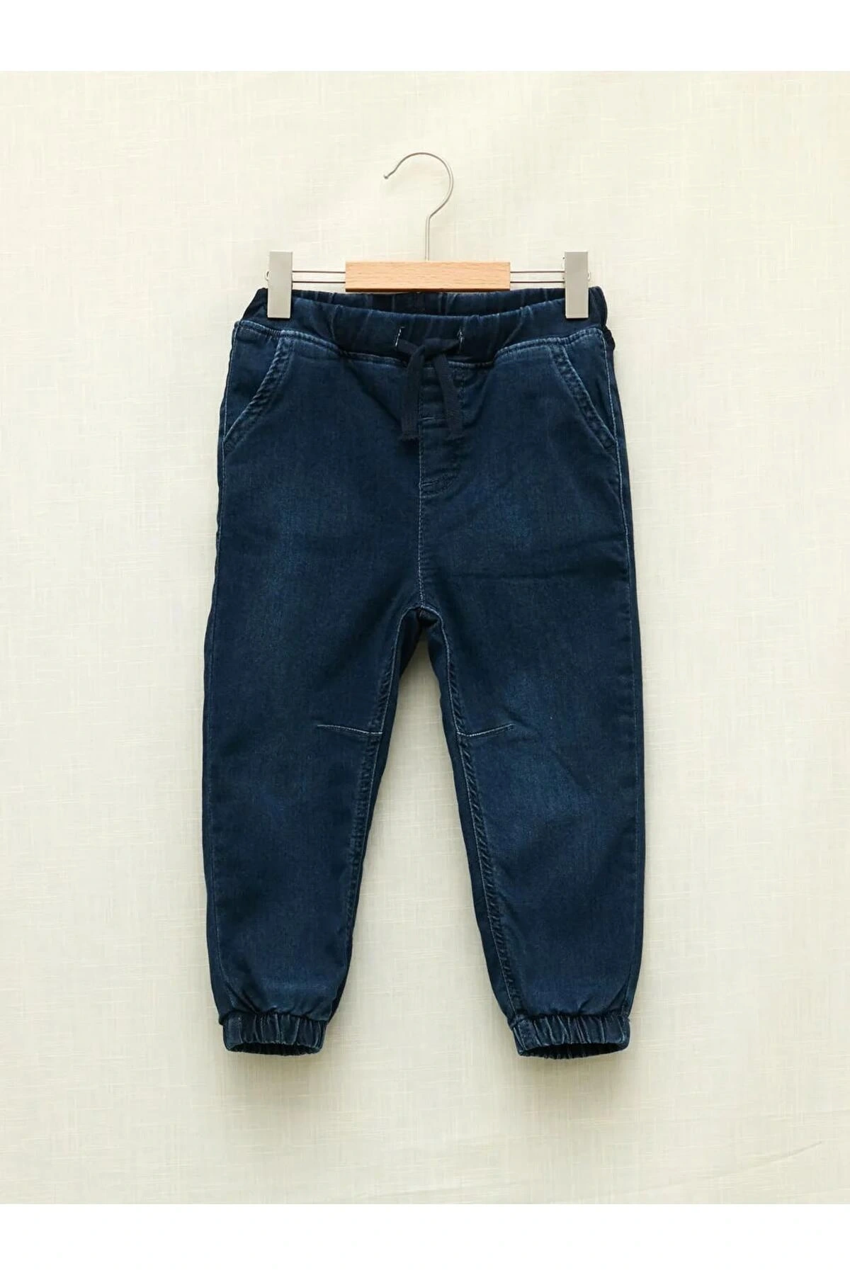 LCW baby İndigo Beli Lastikli Basic Erkek Bebek Jean Pantolon