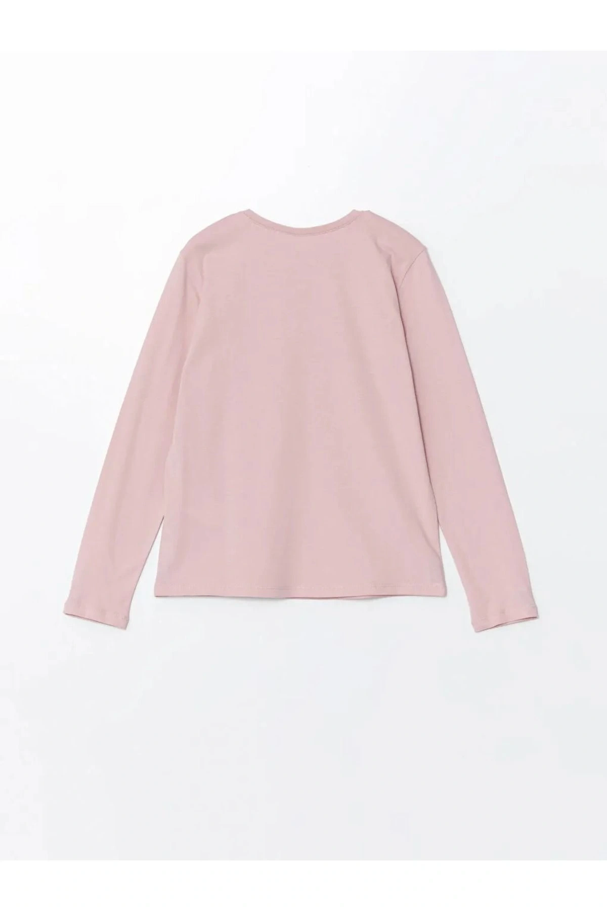 LCW Kids Açık Yeşil Bisiklet Yaka Kız Çocuk Tişört 2li