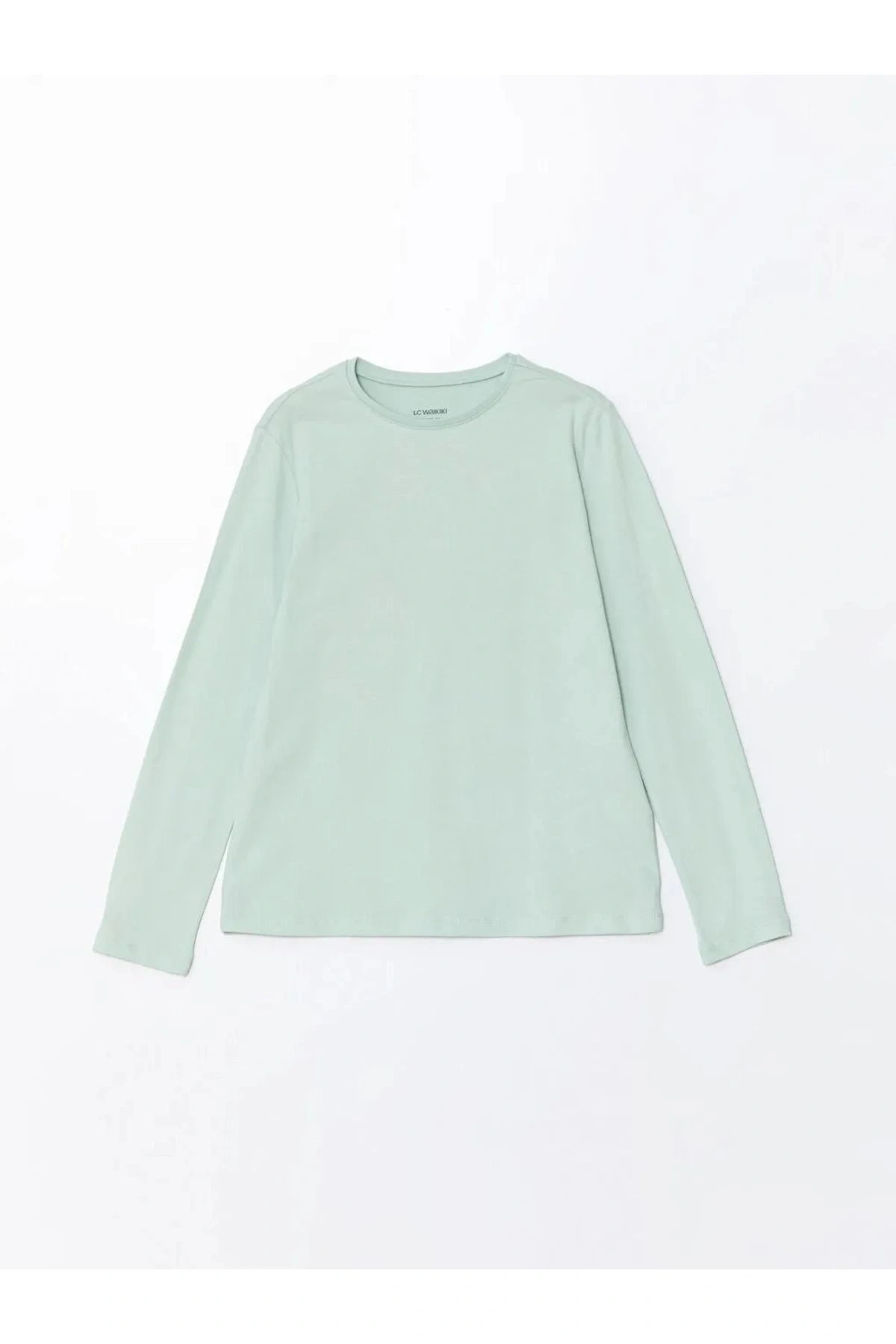 LCW Kids Açık Yeşil Bisiklet Yaka Kız Çocuk Tişört 2li