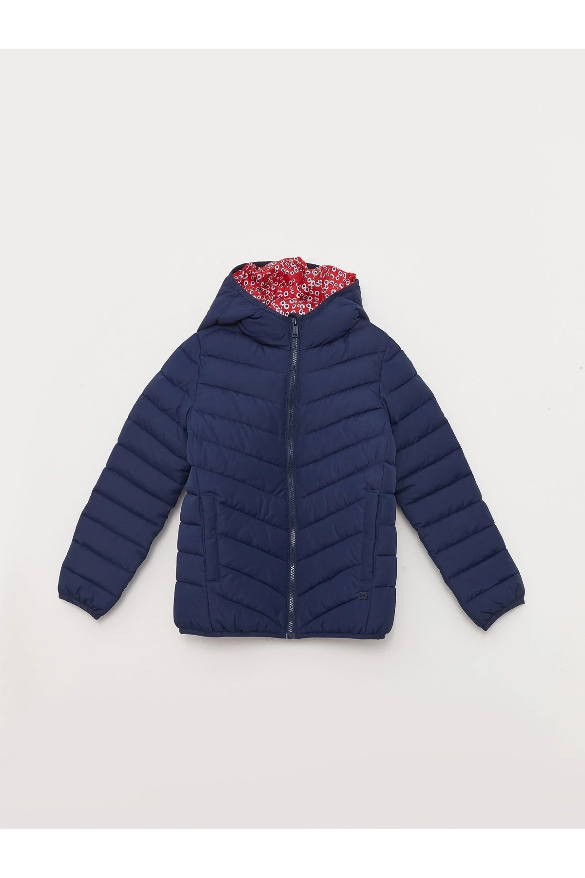 Kapüşonlu Basic Kız Çocuk Şişme Mont