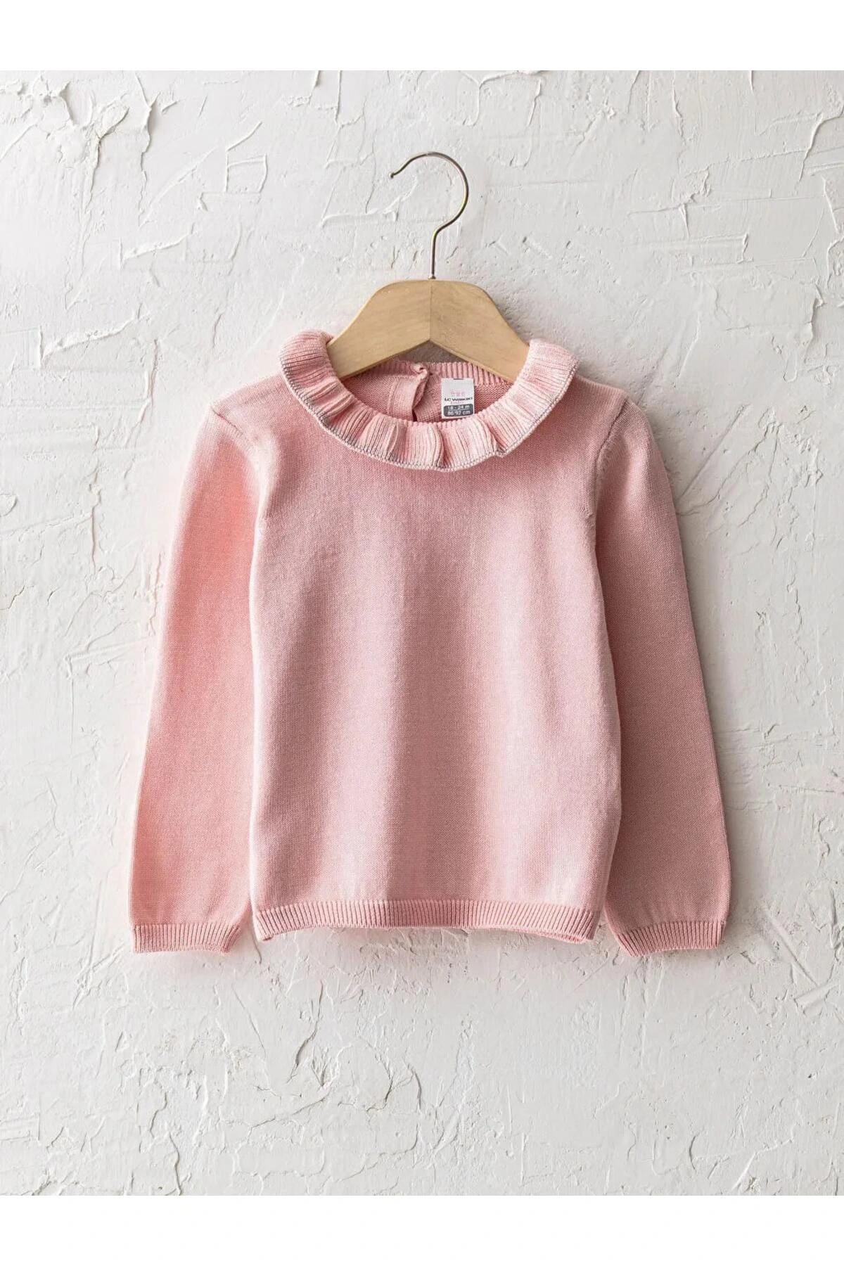 Kız Bebek Açık Pembe Rhm Kazak