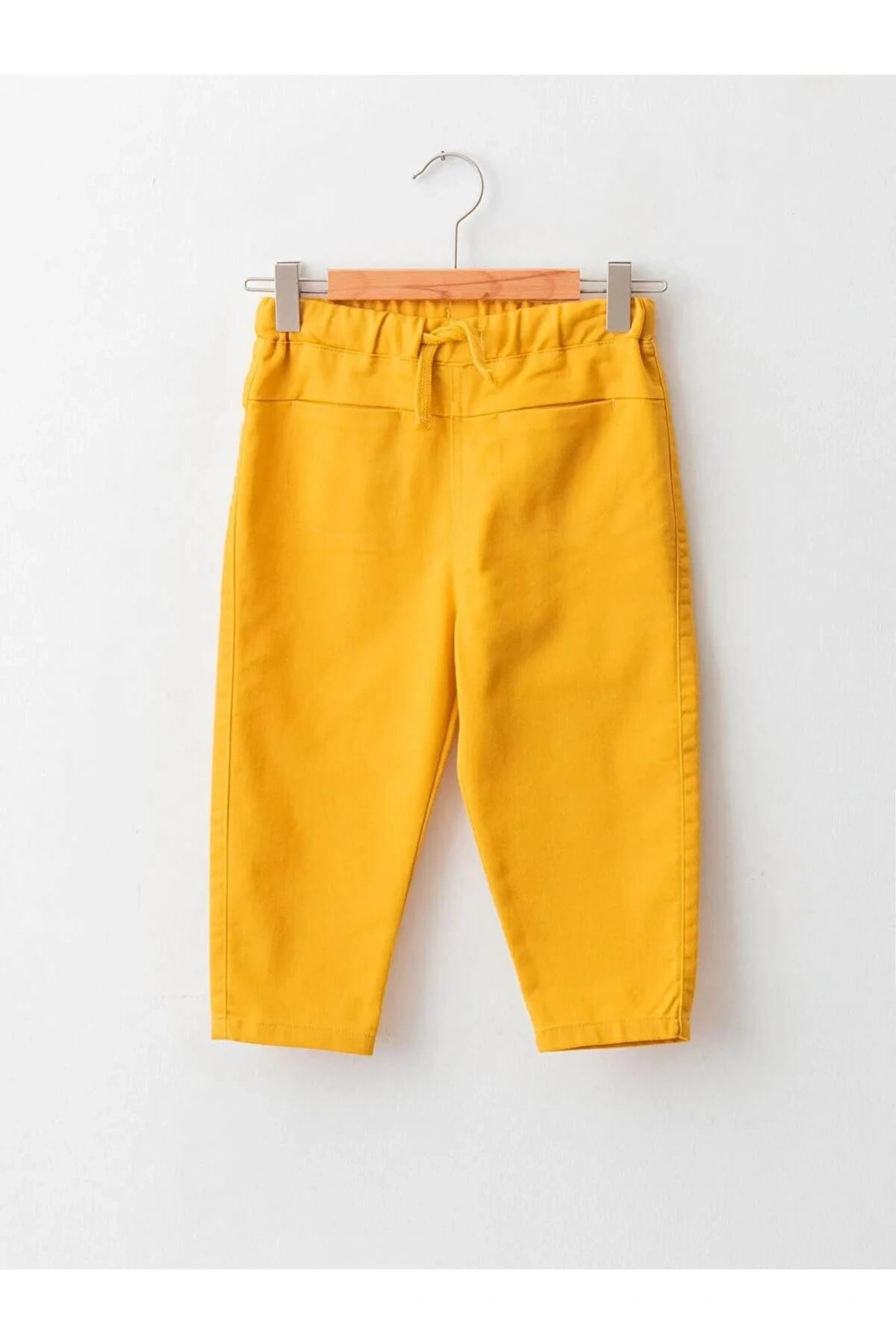 LCW baby Sarı Beli Lastikli Basic Erkek Bebek Pantolon
