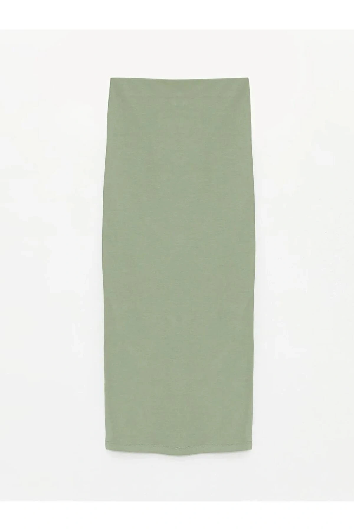 XSIDE Yeşil Kadın Ekstra Dar Fit Düz Etek