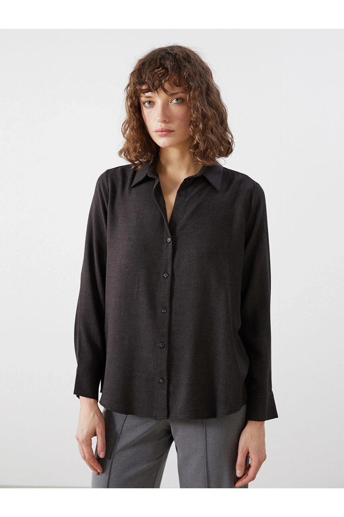 LCW Vision Oversize Kadın Gömlek