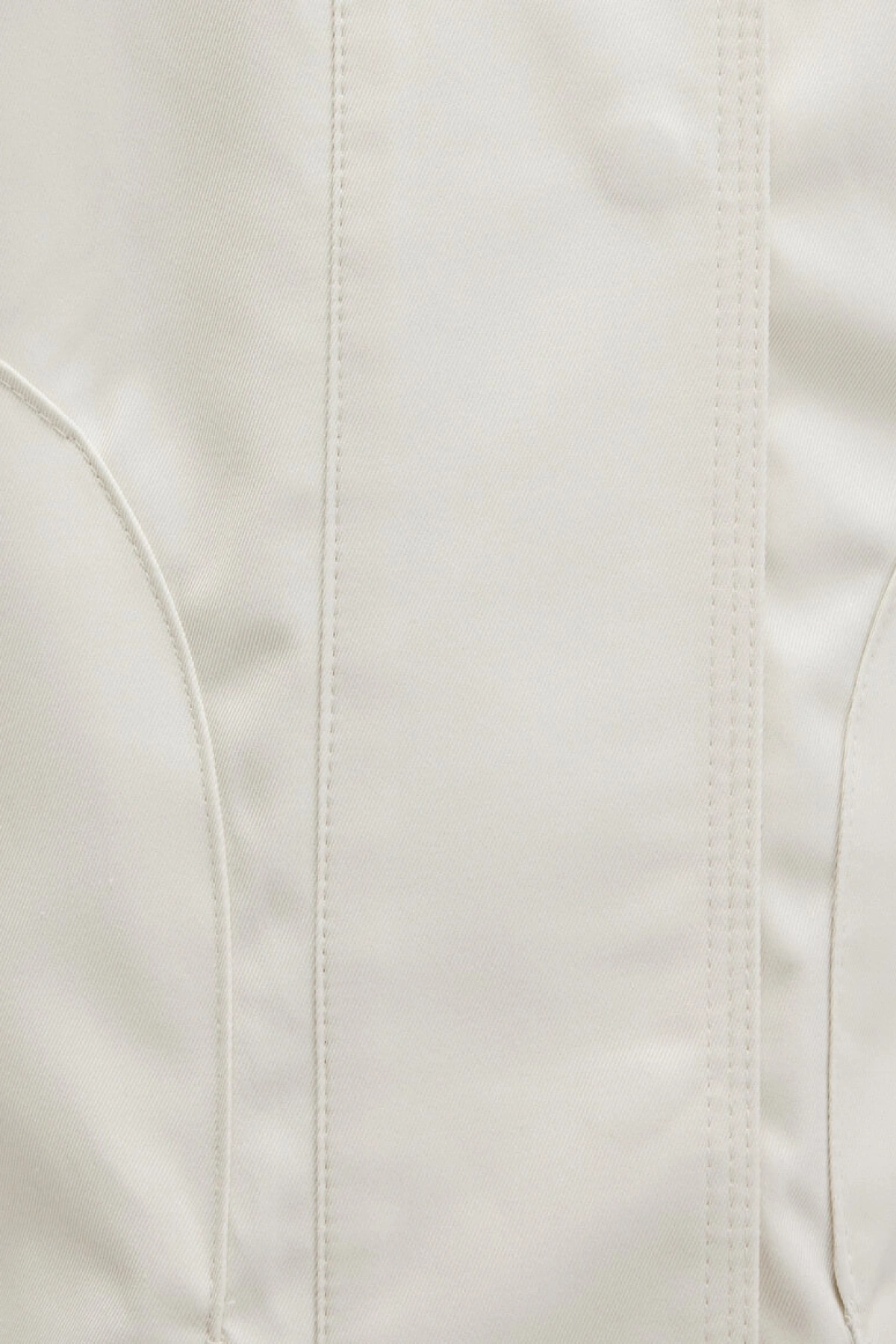 Kapüşonlu Ekru Ceket